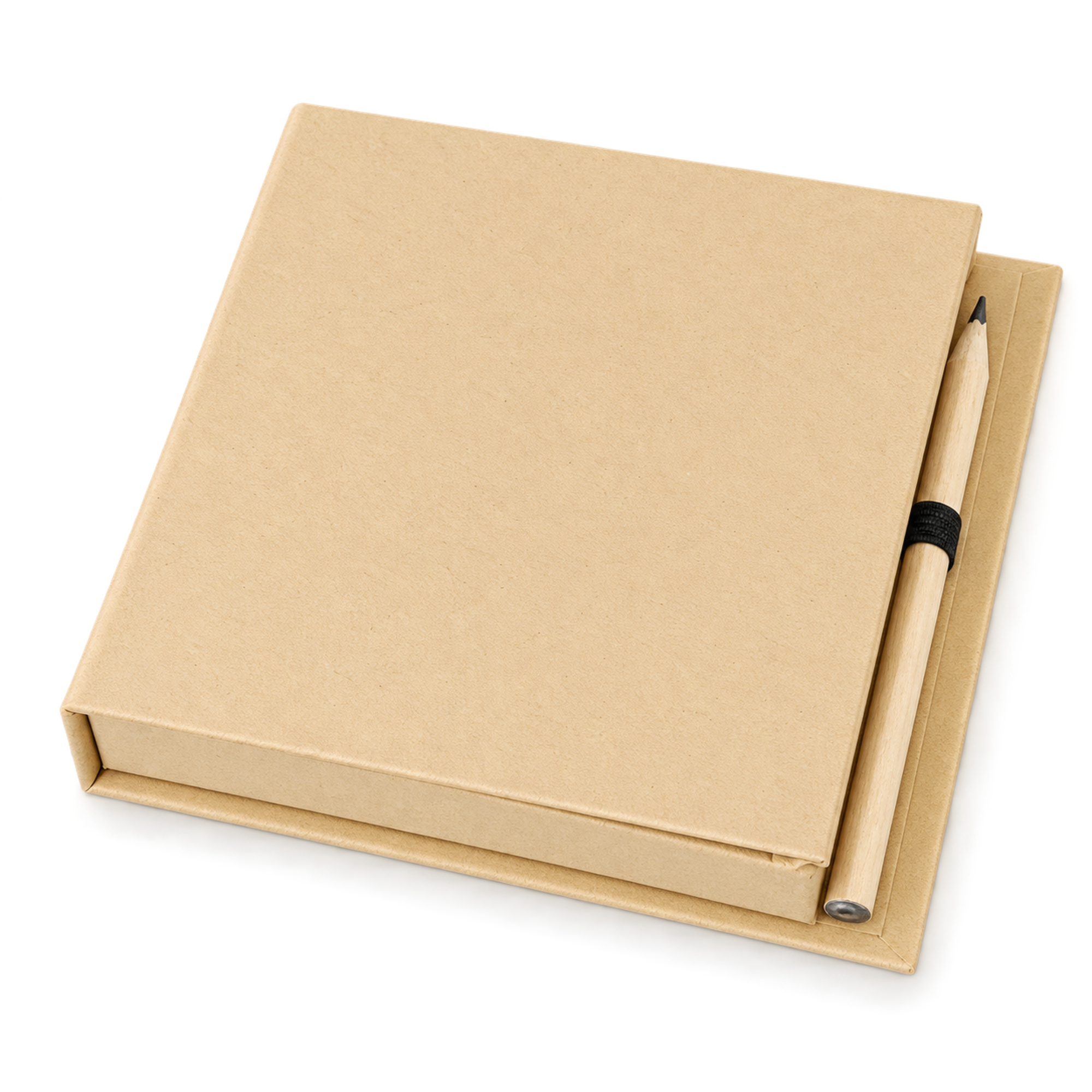 150-Sheet Flip Top Memo Box With Pencil 11