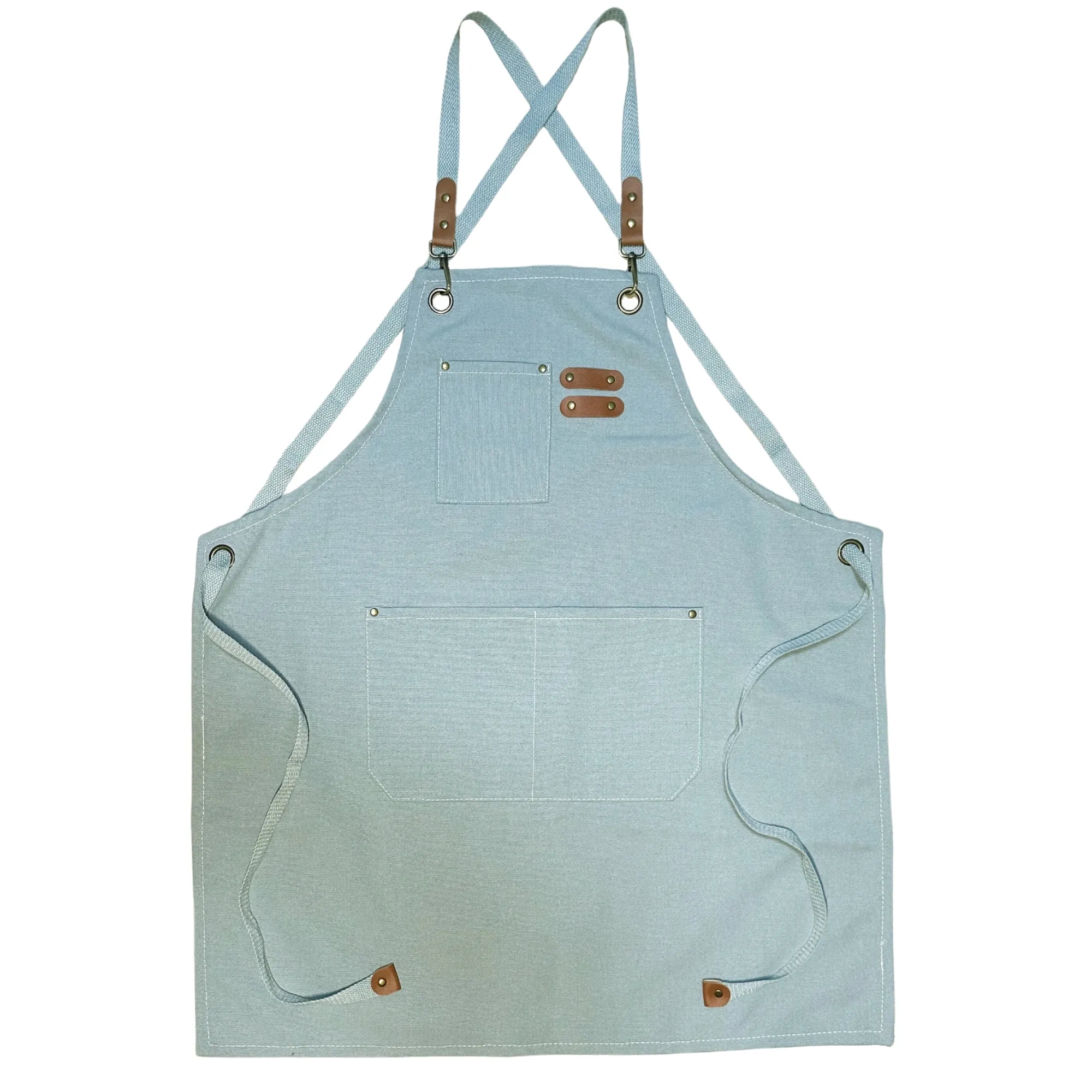 Adjustable Denim Bib Work Apron 23