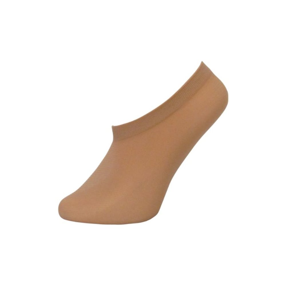 Women's No-Show Socks - Beige Size 9-11 3