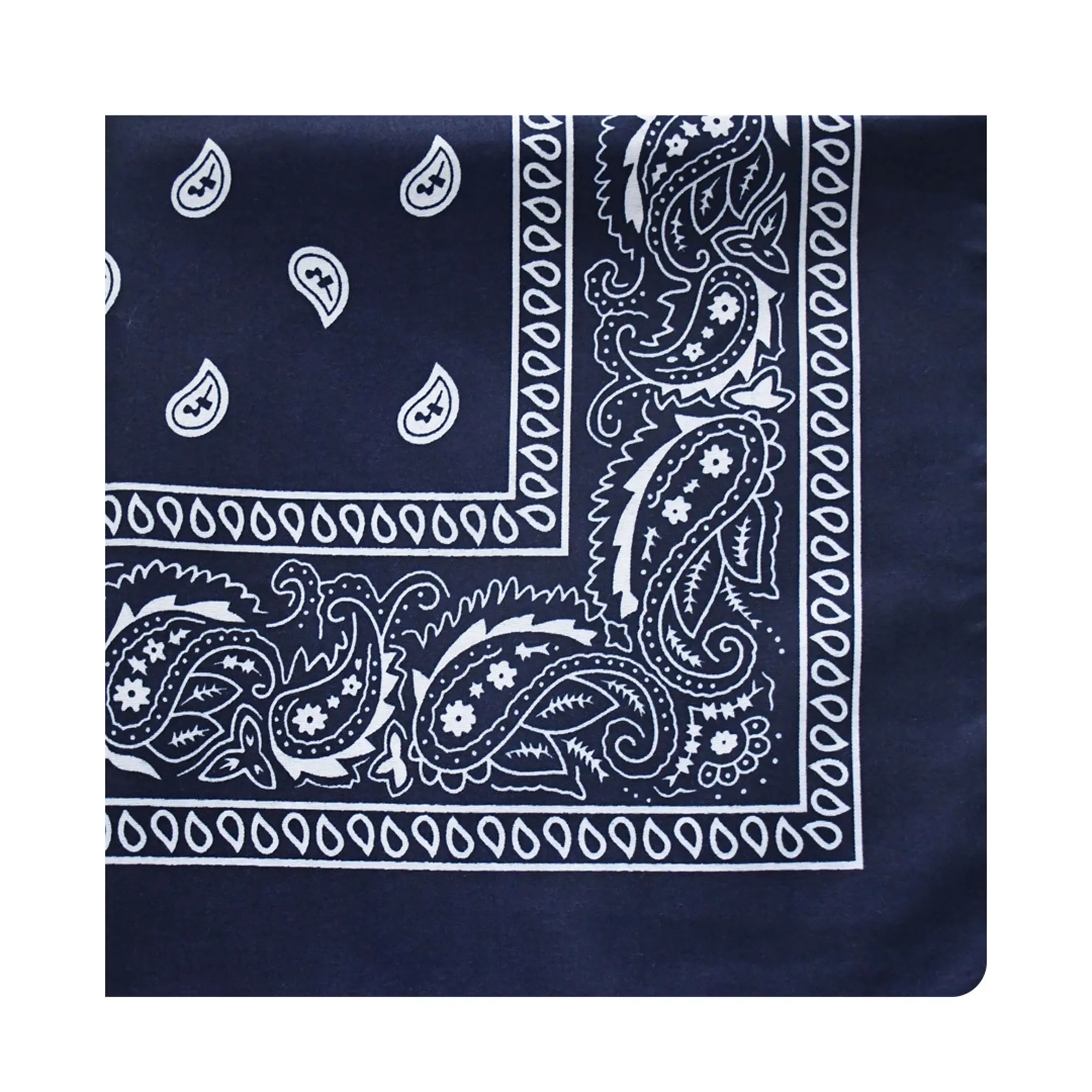 22" Full Color 100% Cotton Paisley Bandana MOQ 100PCS 7