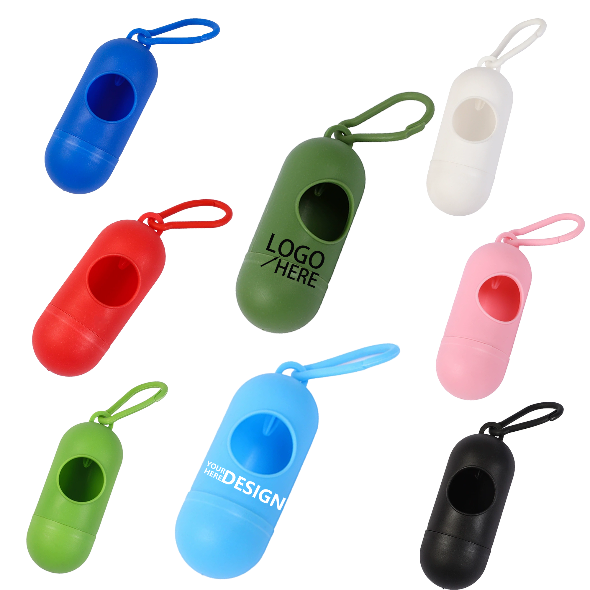 Compact Plastic Pill-Style Trash Box 3