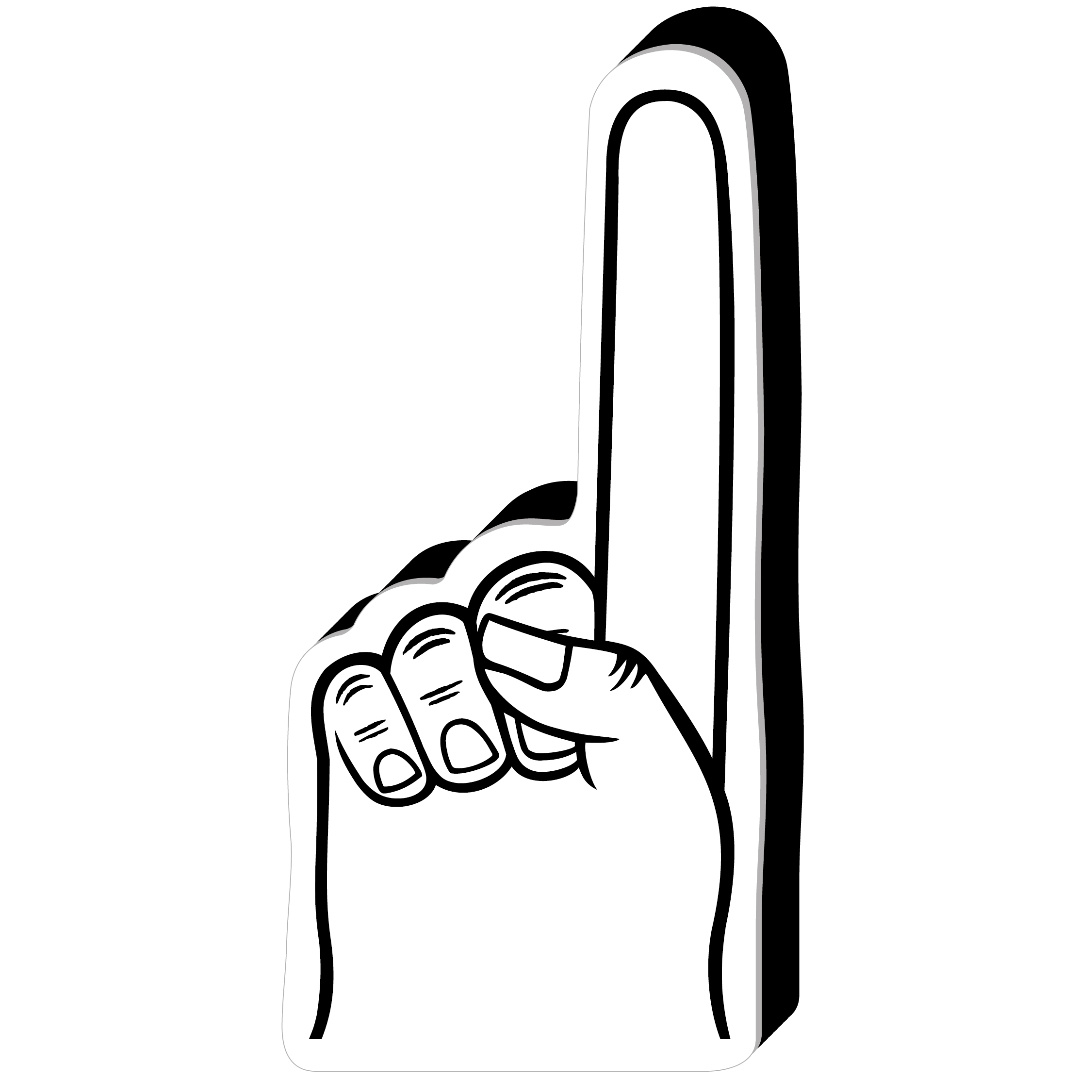 16" Signature Foam Hand 63