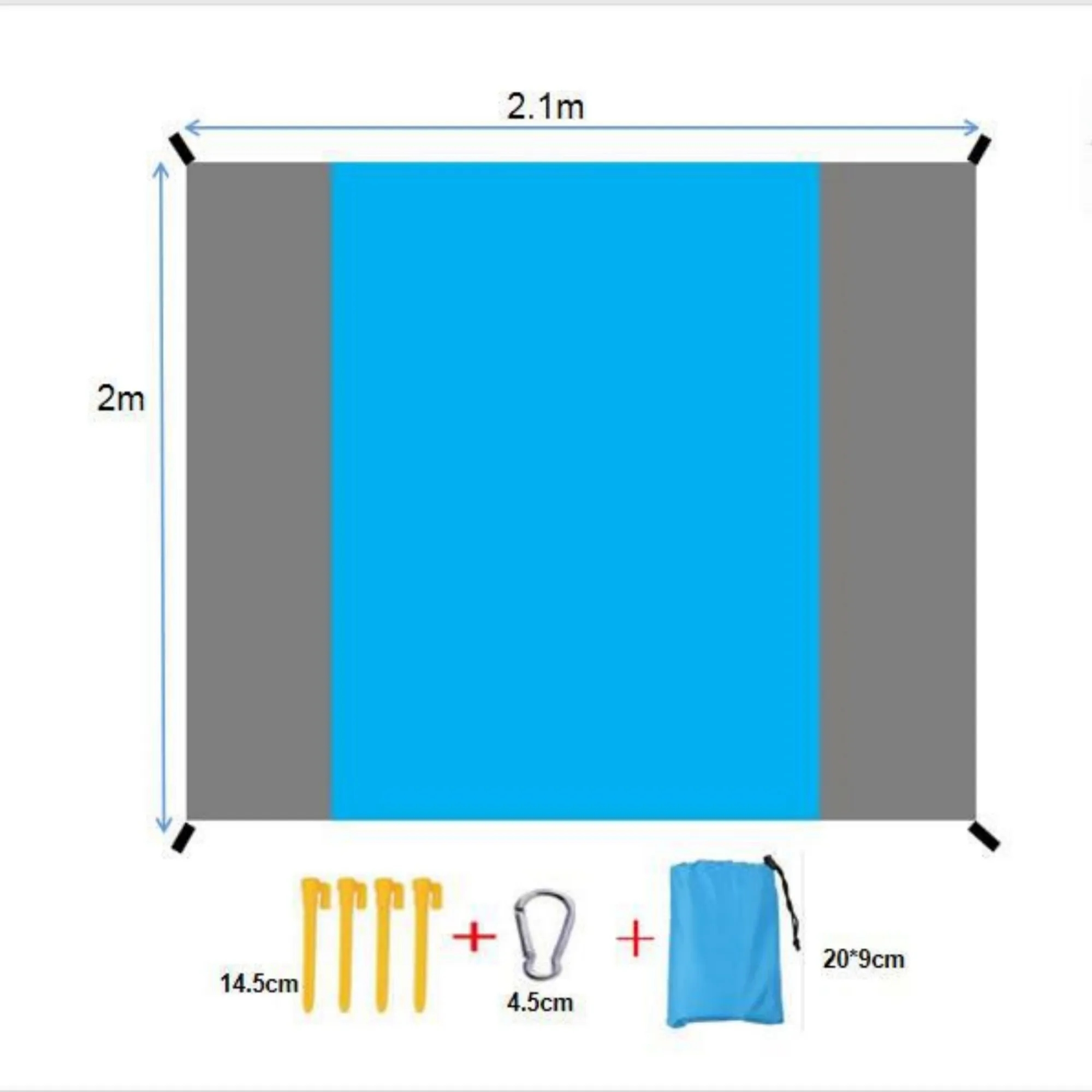 Sandfree Beach Mat Picnic Blanket 21
