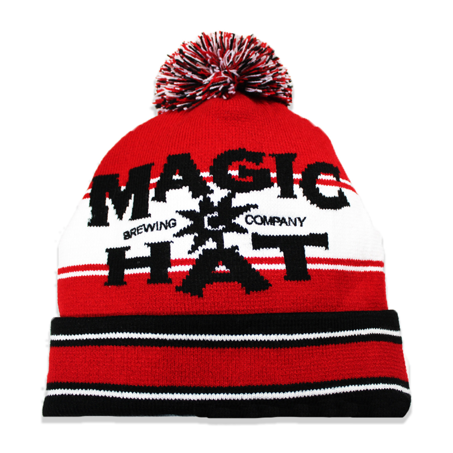 USA Made Custom Beanie With Cuff And Pom