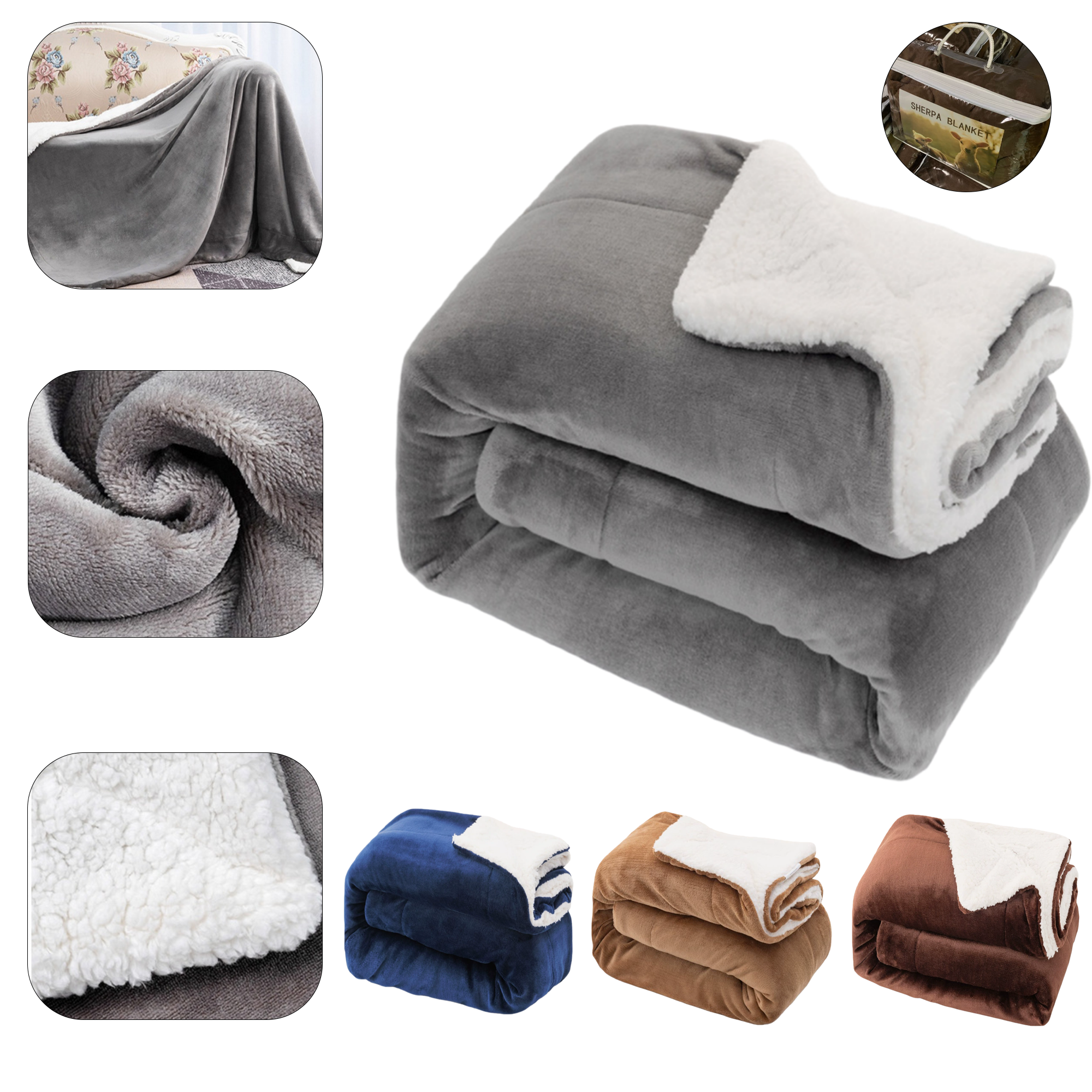 Micro Mink Sherpa Blanket