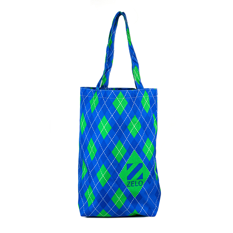 Large Tall Gusset Tote (18"H x 16"W x 6"D), custom tote bag with logo imprint 2