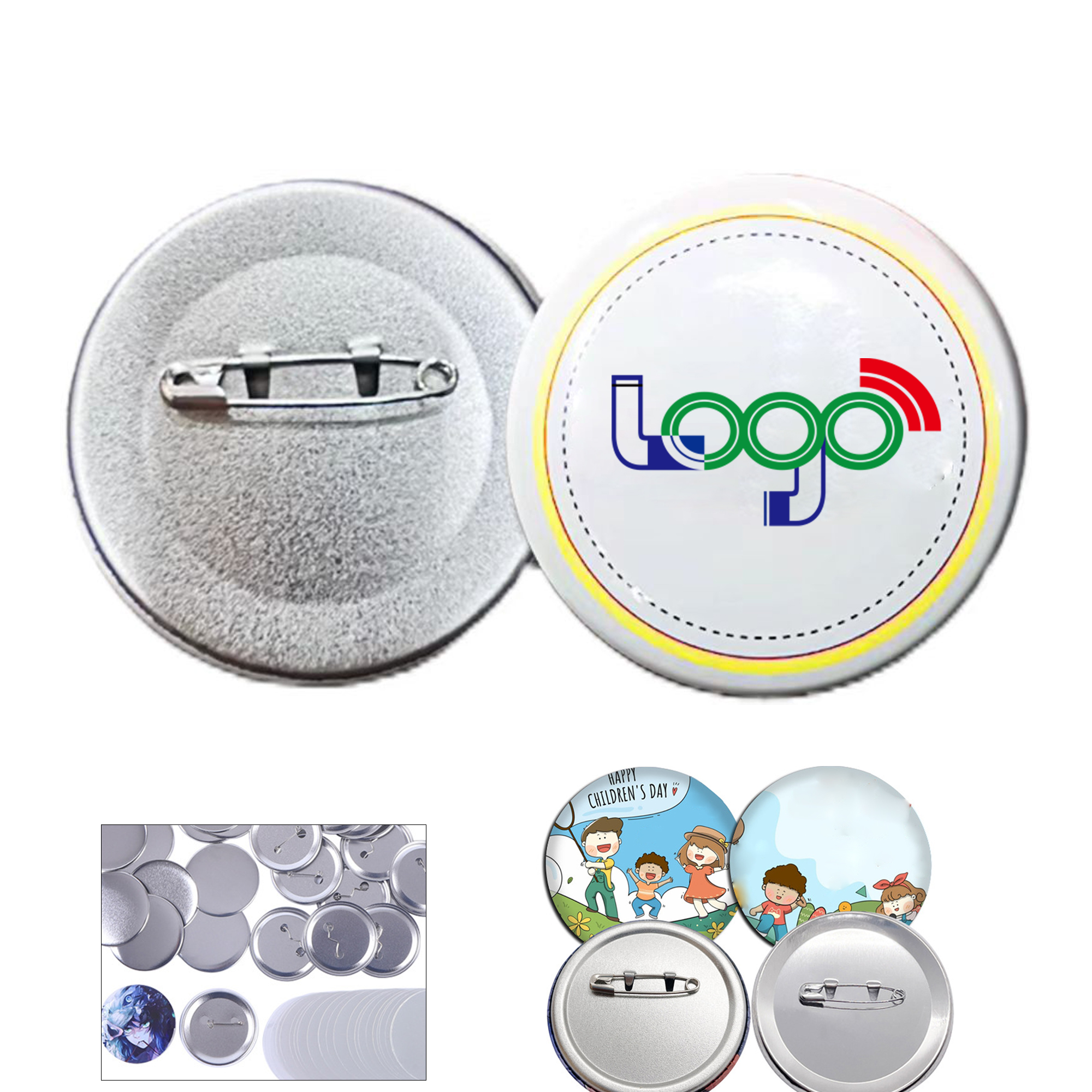 Full Color Customized Metal Badges 3