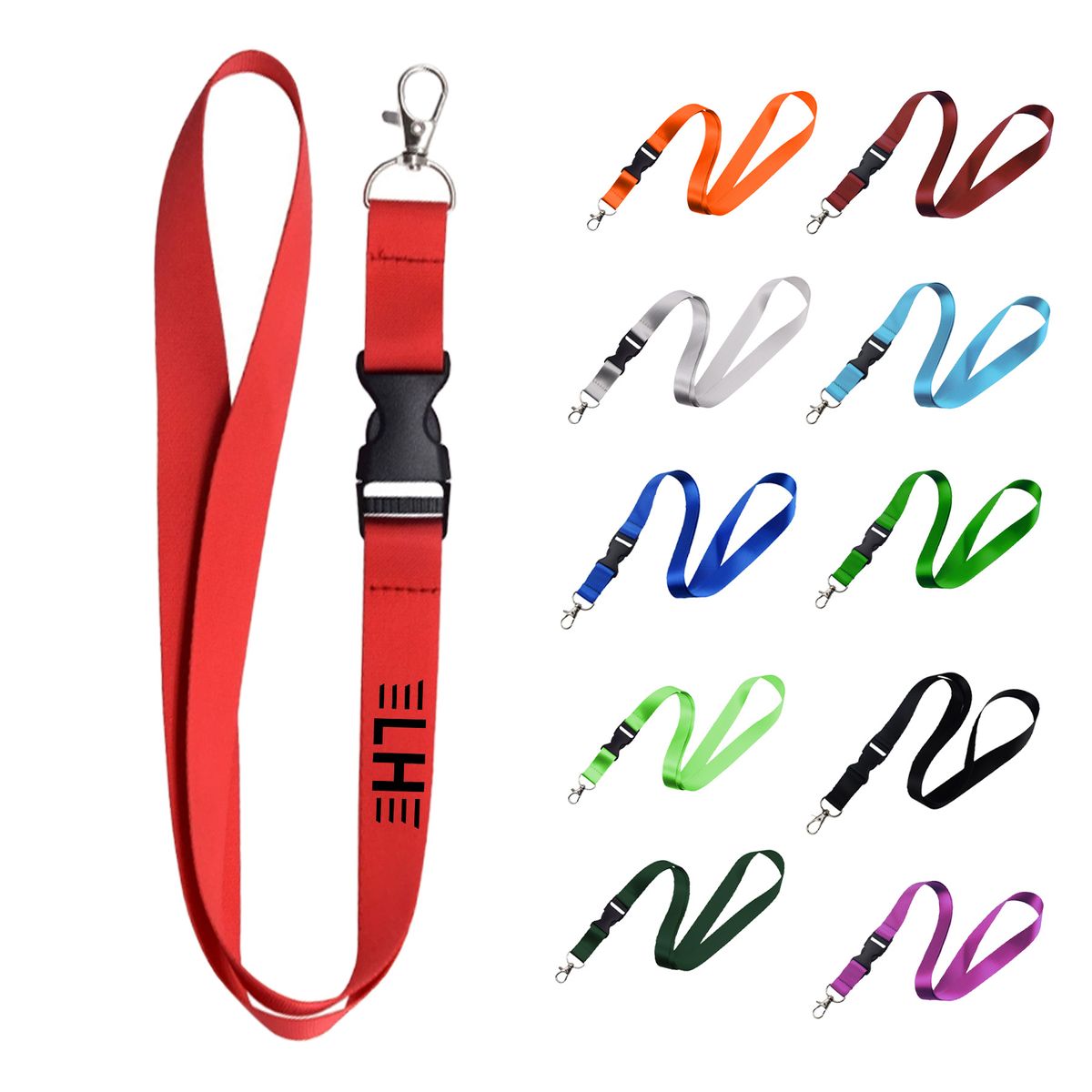 Work Badge Lanyard with Safety Breakaway Clasp