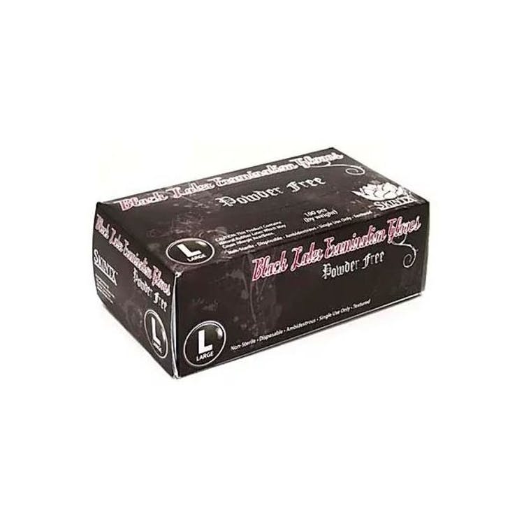 Medical Grade Latex Gloves - Black XL 3