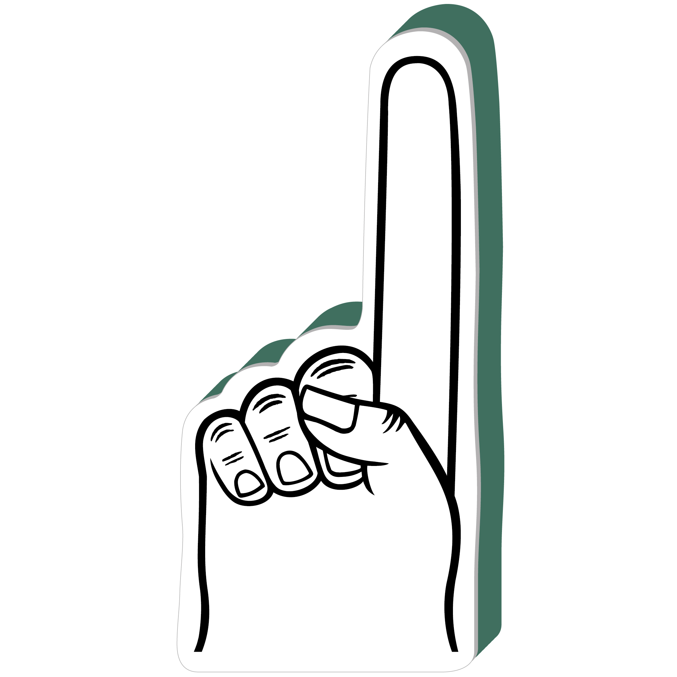 16" Signature Foam Hand 71