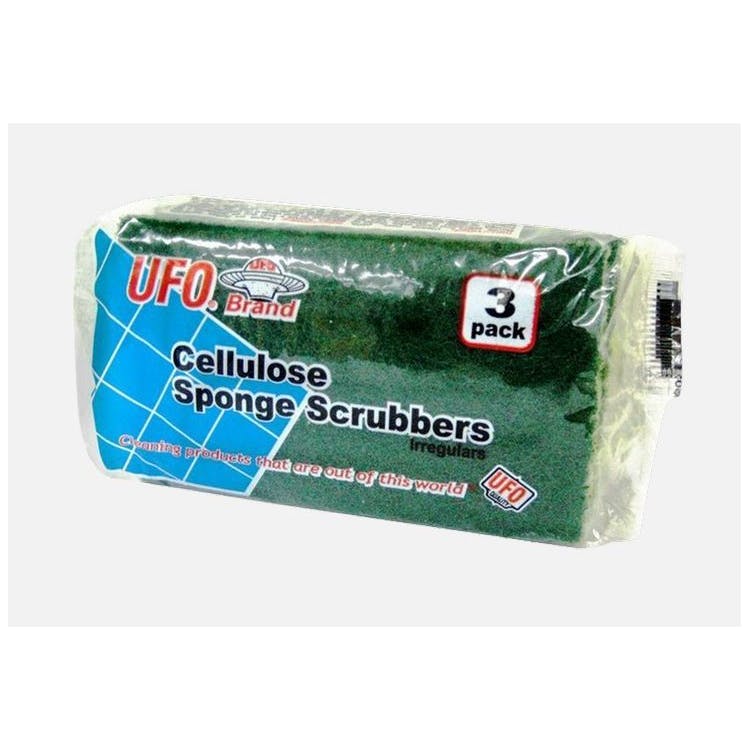 Cellulose Sponge Scrubbers 3 Pack 2