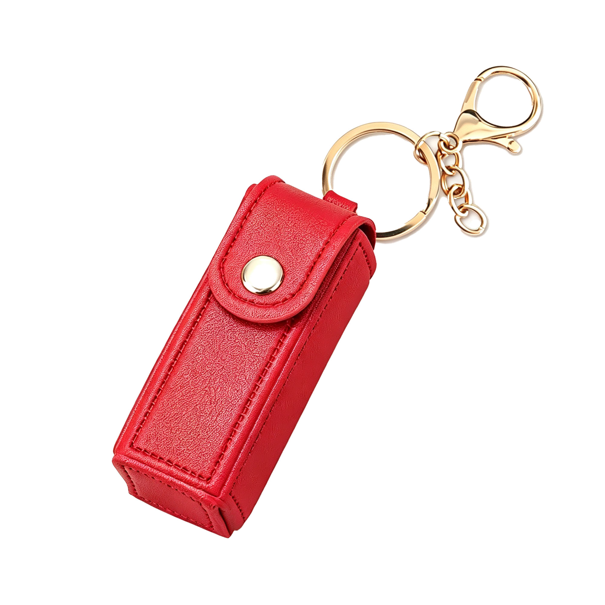 Portable Lipstick & Lip Balm Holder Keychain 7