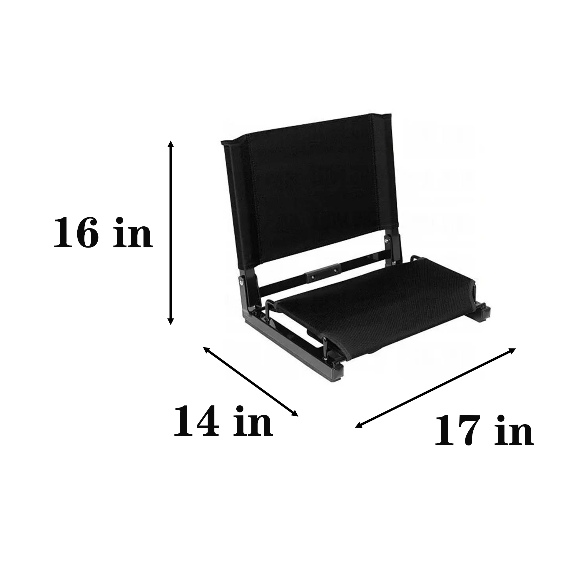 Portable Folding Stadium Stand Chair 6