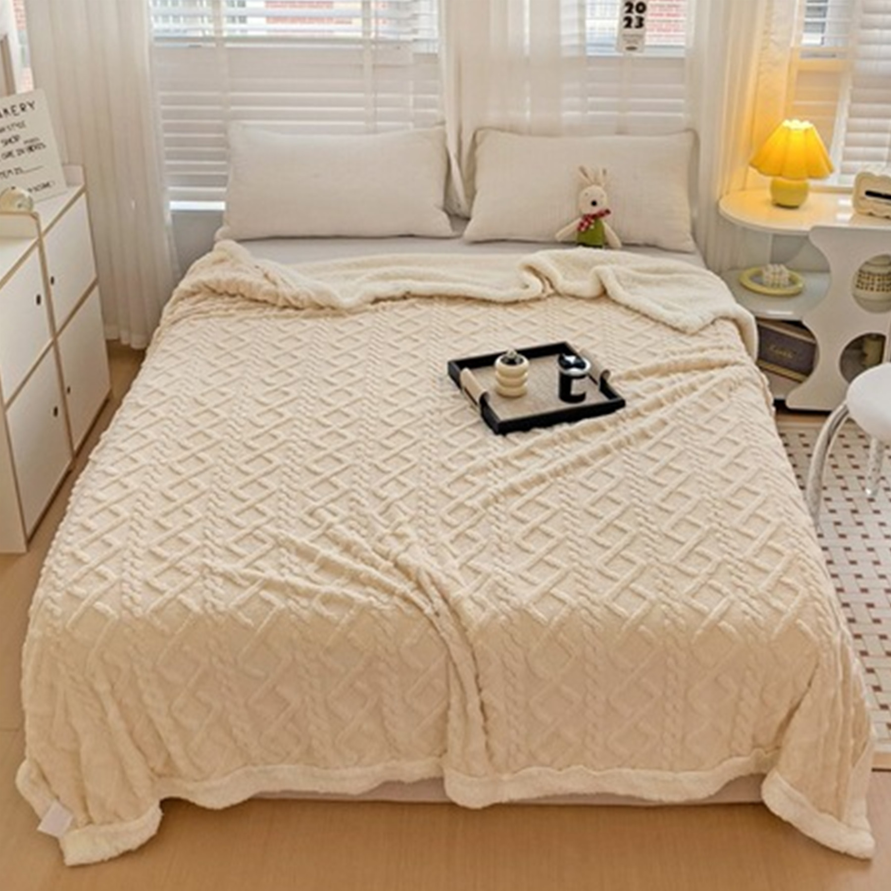 Sherpa Throw Blanket