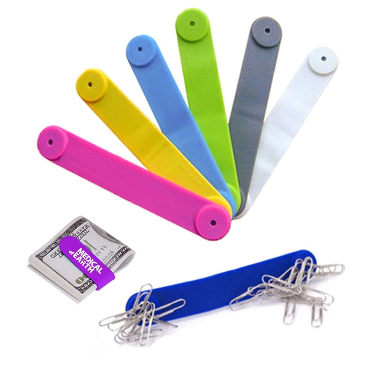 Magnetic Silicone Cord Organizer