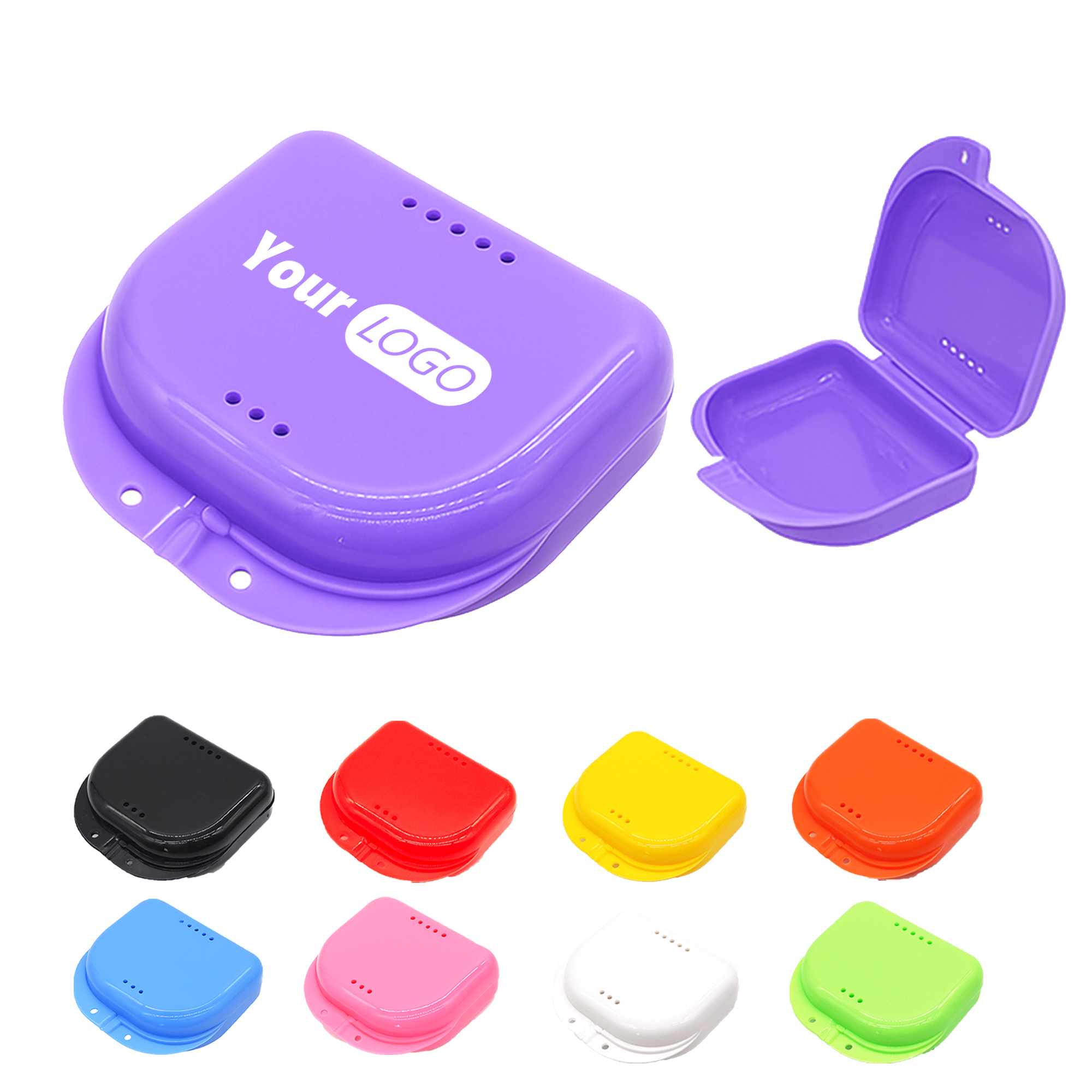 Snap Lock Orthodontic Mouth Guard Case 11