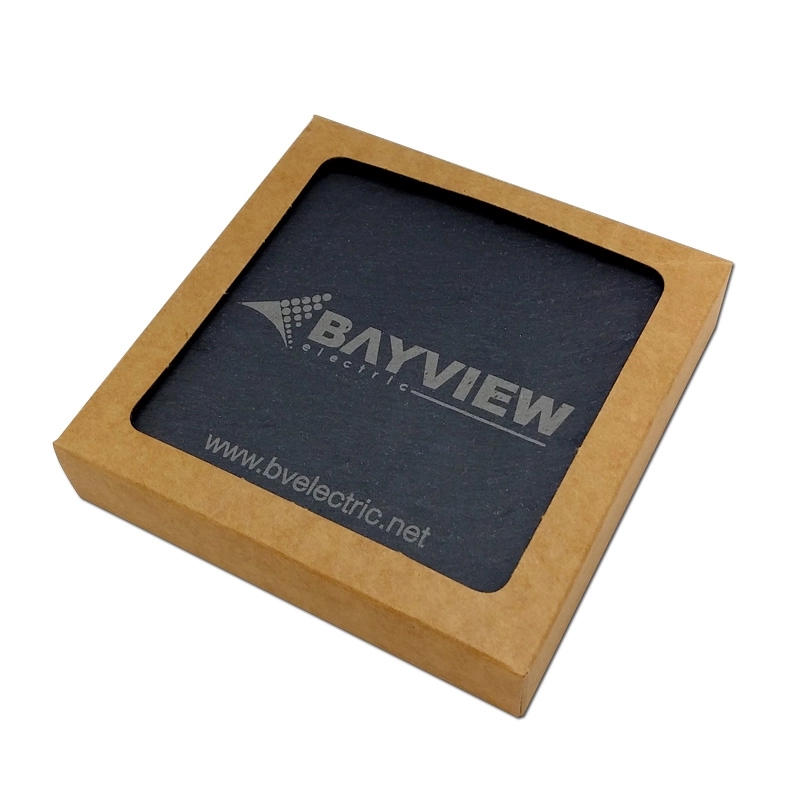 Ultra Vivid Slate Coasters 12