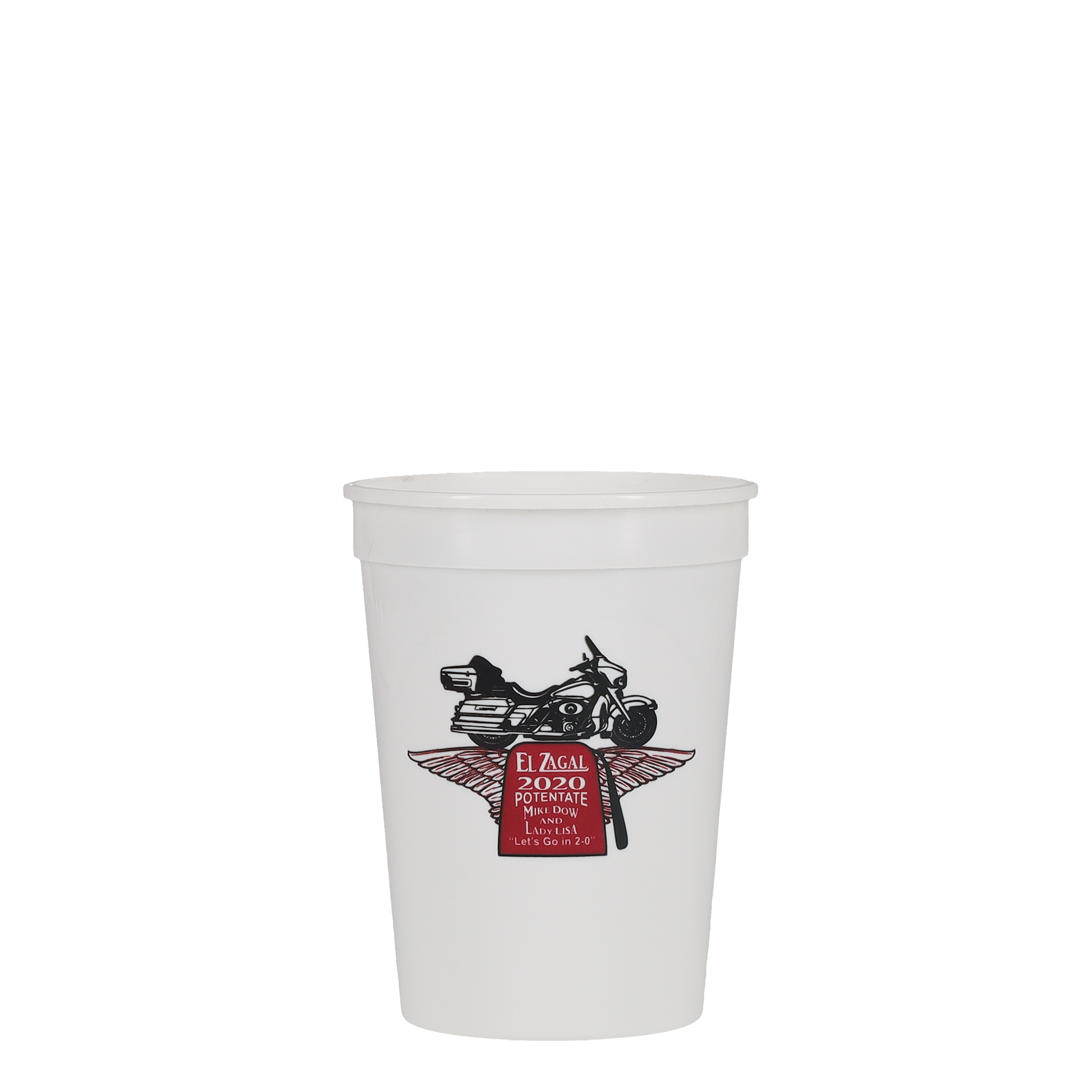 12 oz Soft Sided Plastic Cup Clear Hi-Speed Print 9