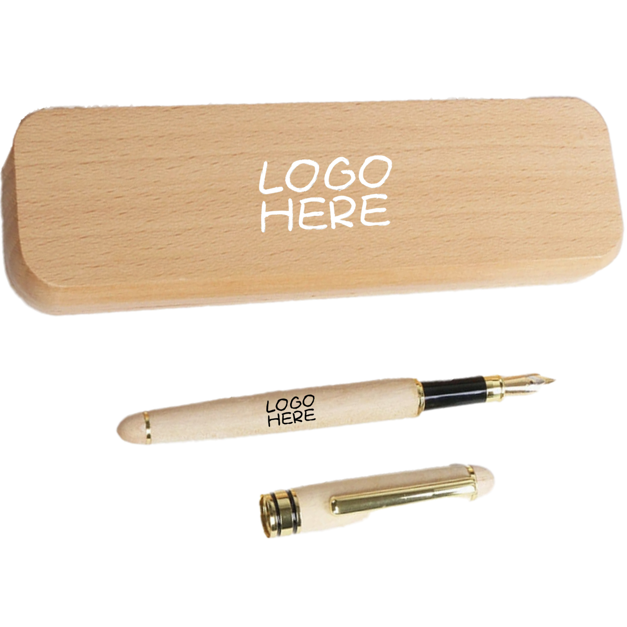 Maple Wood Writing Pen Set 2