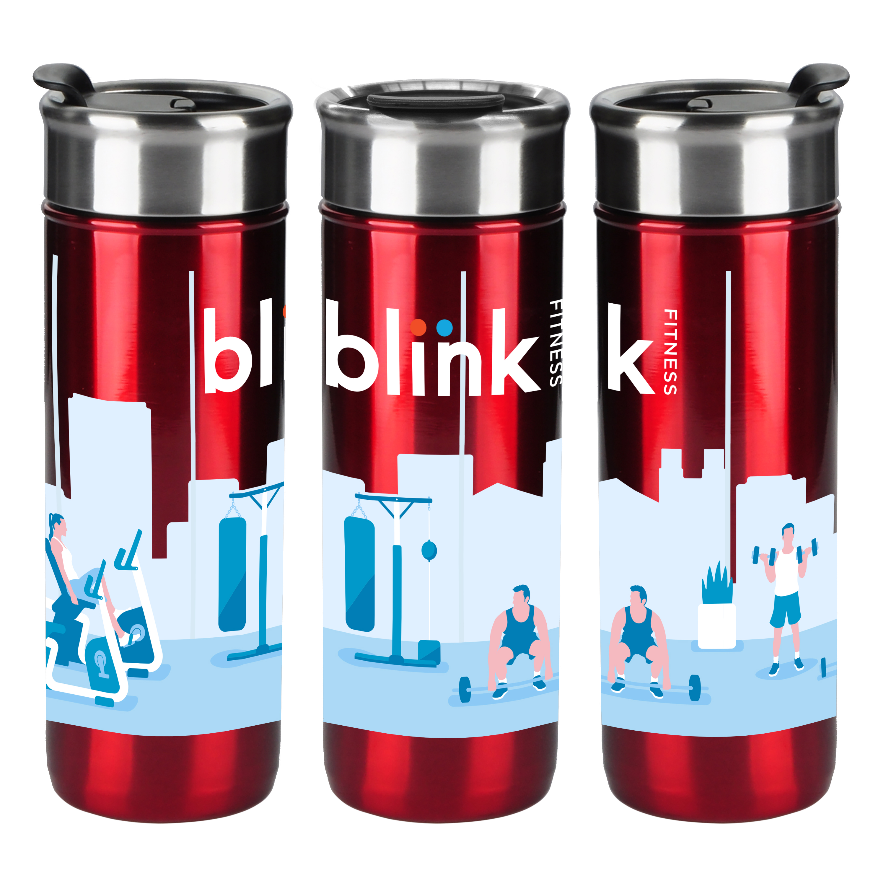 18 Oz. Stainless Steel Cup w/Stopper