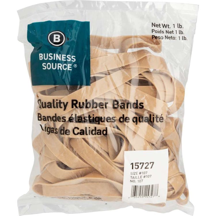 Office Rubber Bands - Crepe 1 lb. 40 Pack 3