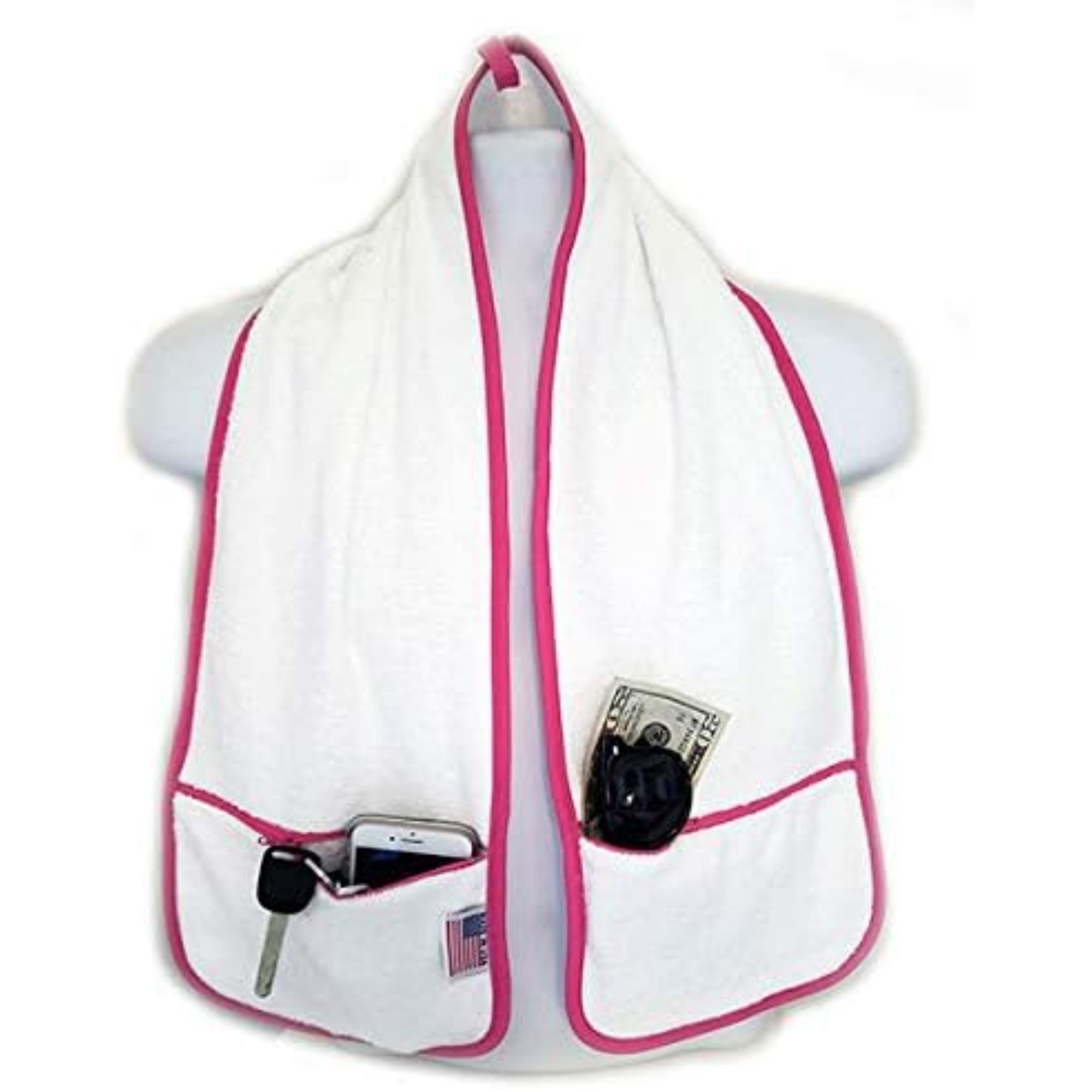 Zipper Pockets Hold Sports Towel 23