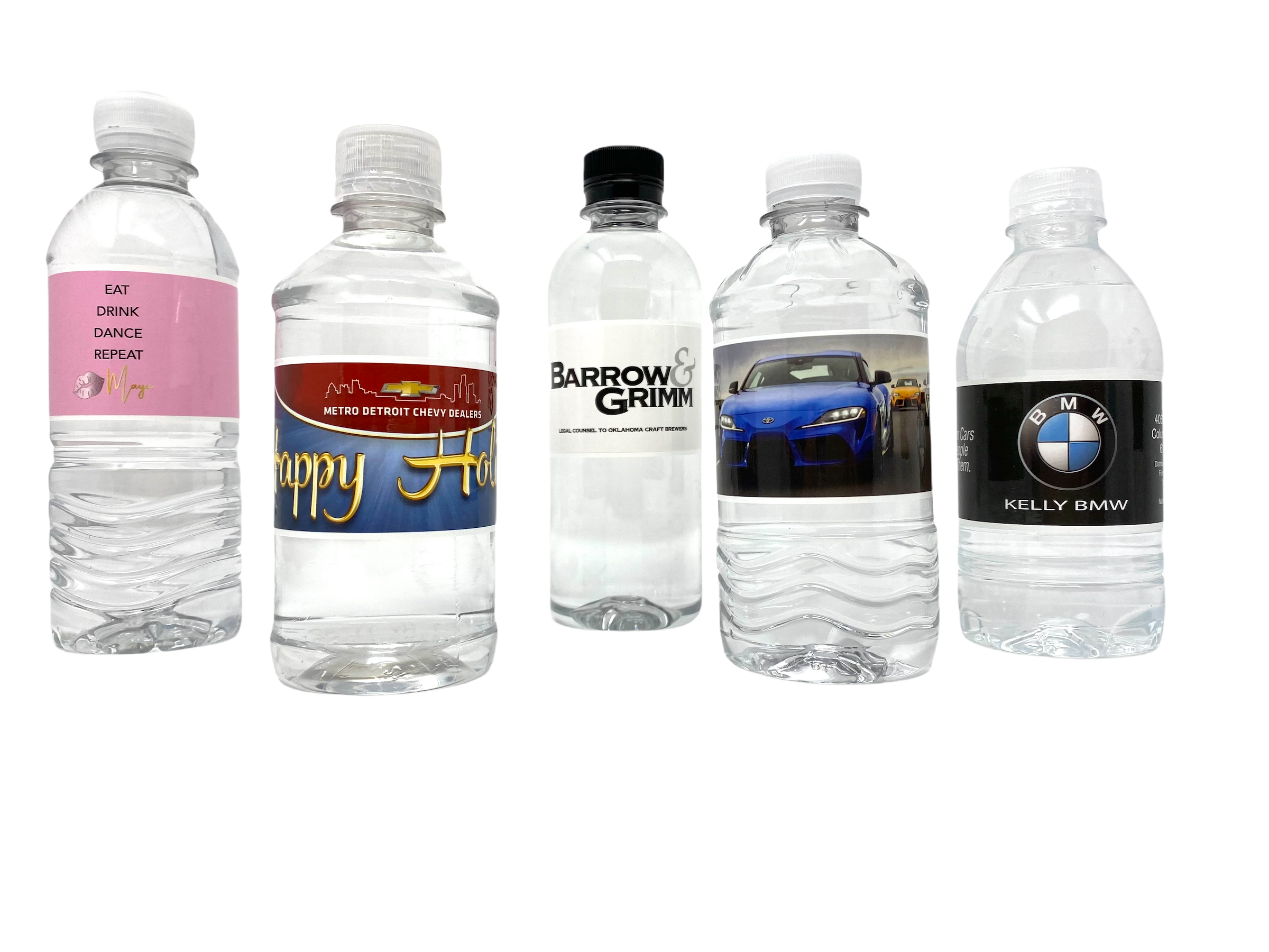 Custom Label 12 oz Bottled Water 3