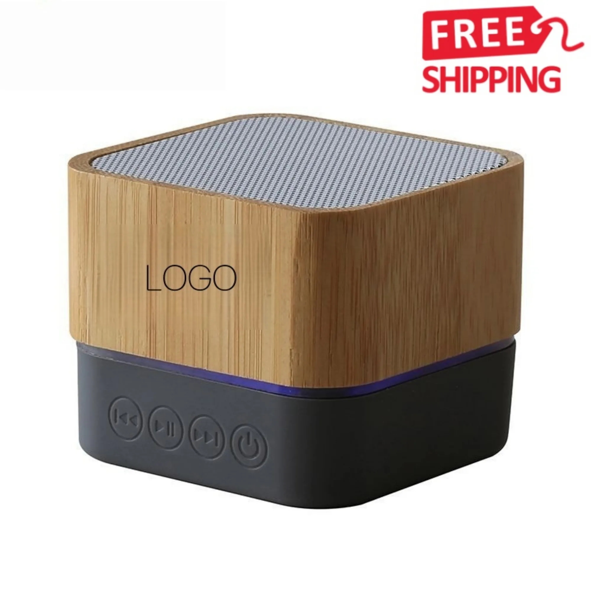 Bamboo Wireless Bluetooth Desktop Speaker