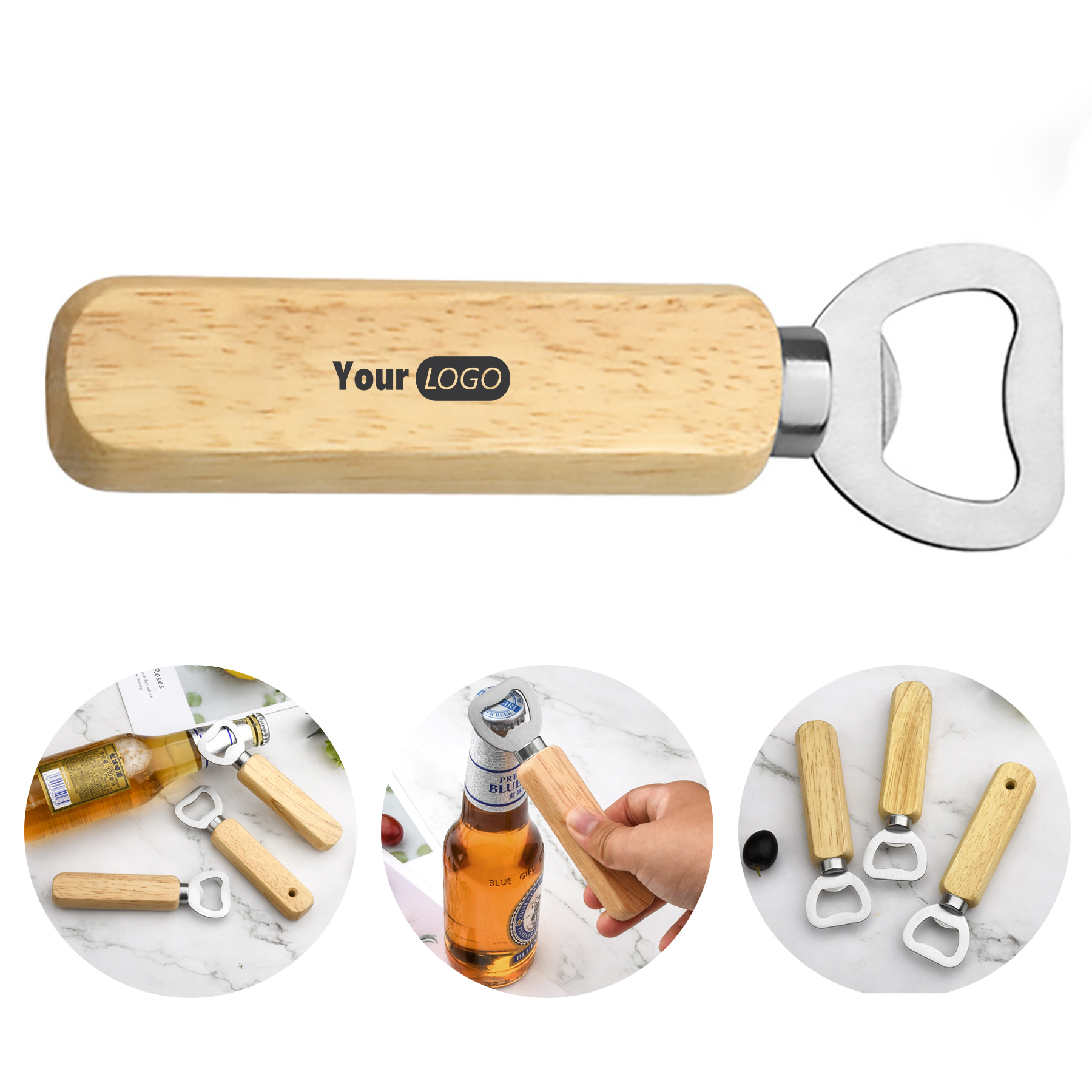 Stainless Steel Beer Beverage Bottle Opener 3