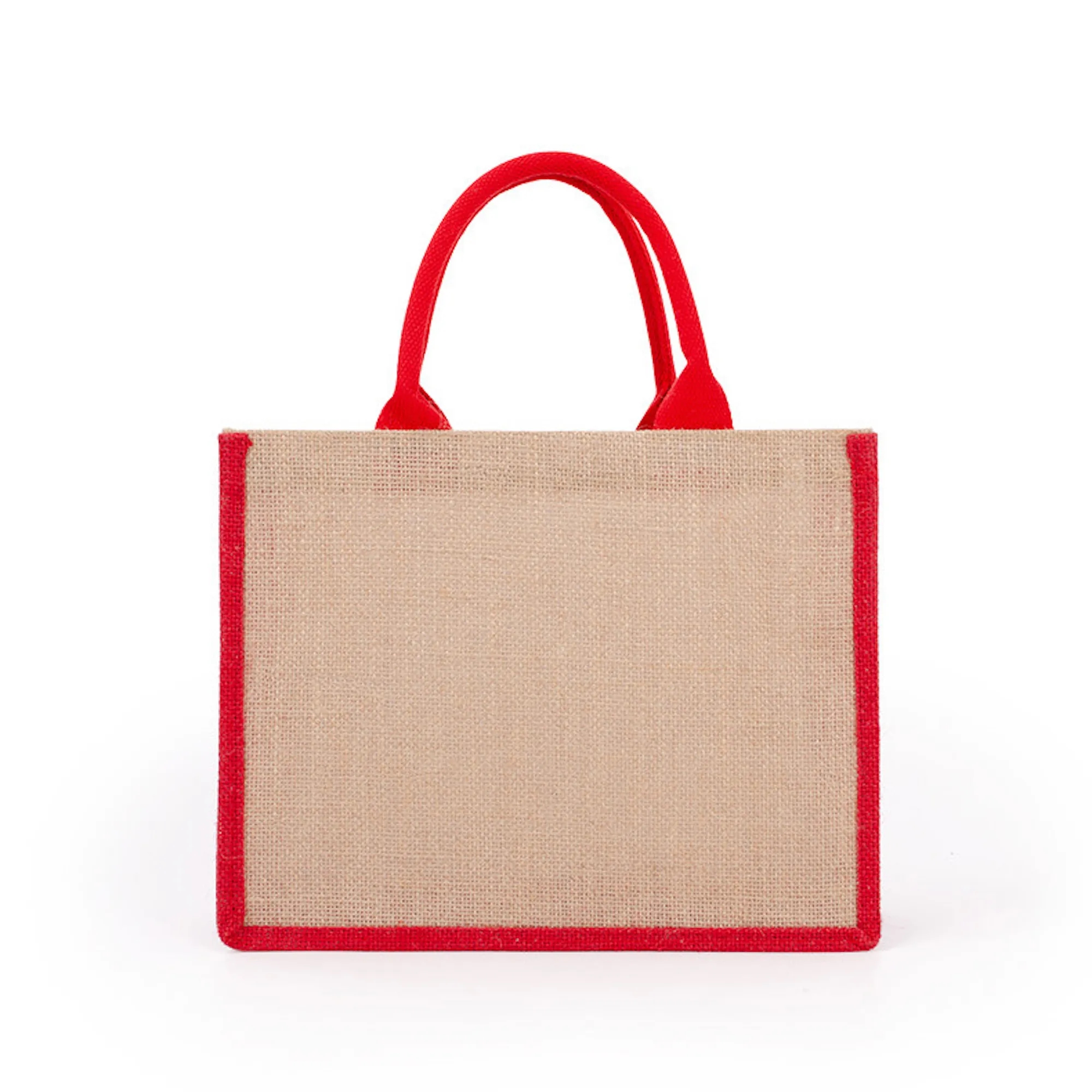 MOQ50 Jute Tote Bag, custom tote bag with logo imprint 15
