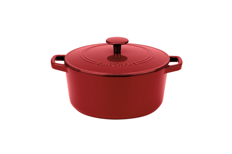 Cuisinart Chef's Classic Enameled Cast Iron 5 Quart Round Covered Casserole 3