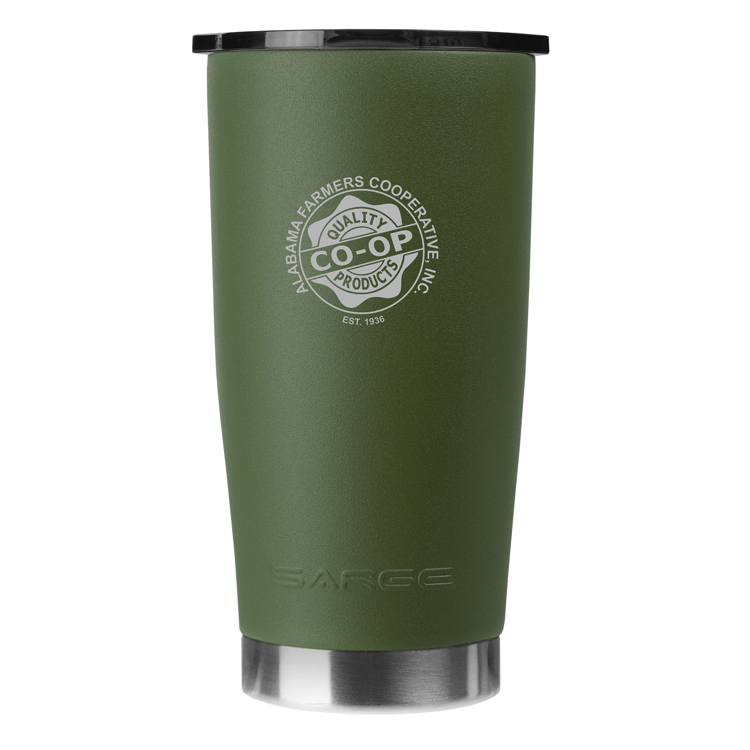20oz Green Gator Coated Desert Cup