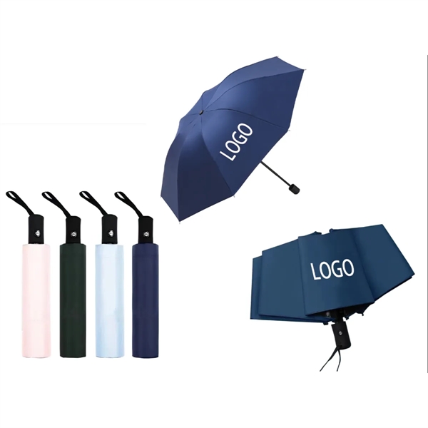 Compact Reverse Folding Windproof And Sunscreen Umbrella