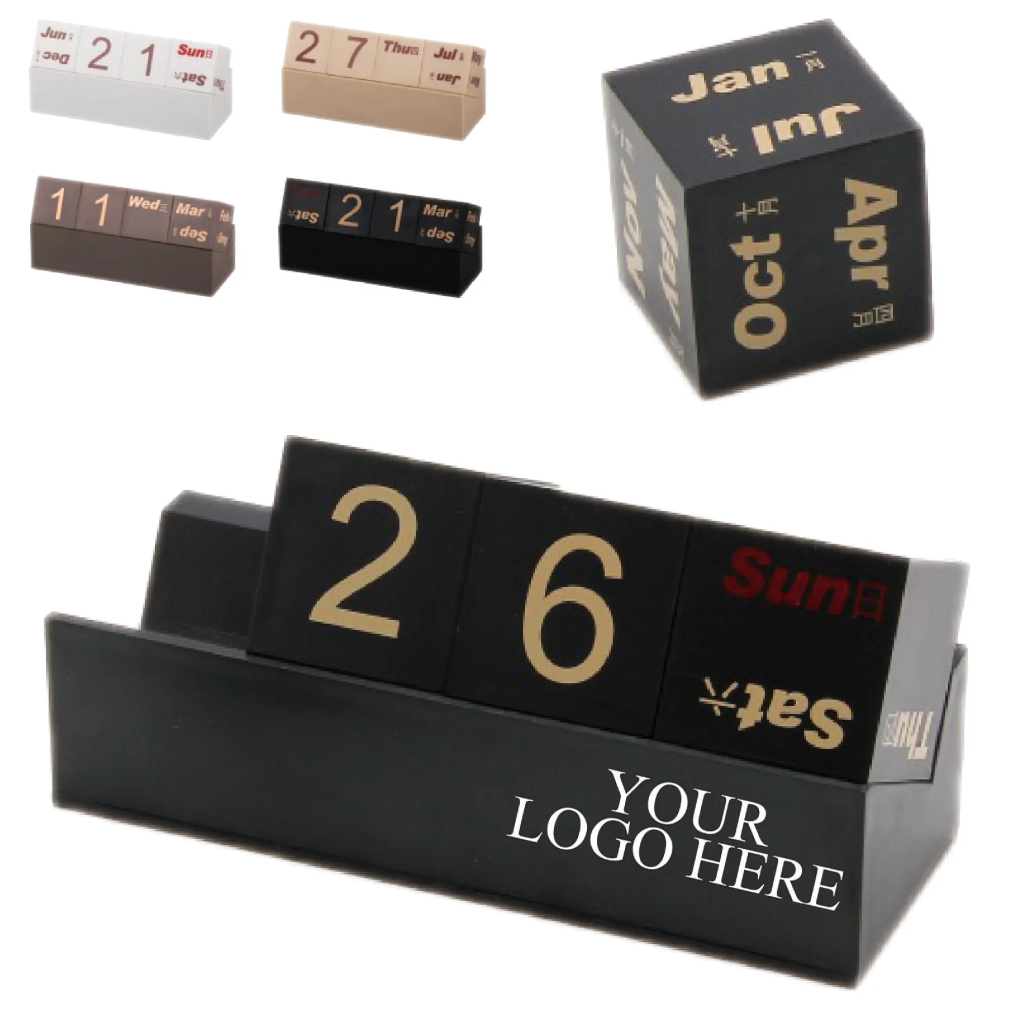 Custom Printed Cubes Perpetual Calendar