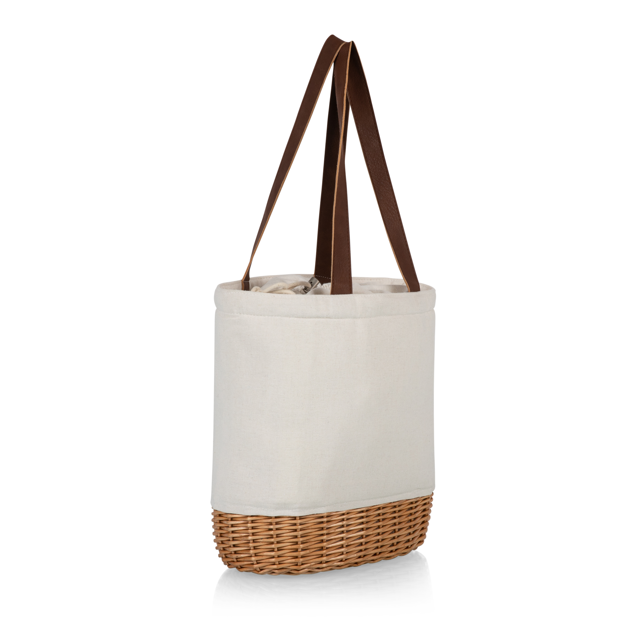 Pico Willow and Canvas Lunch Basket 9