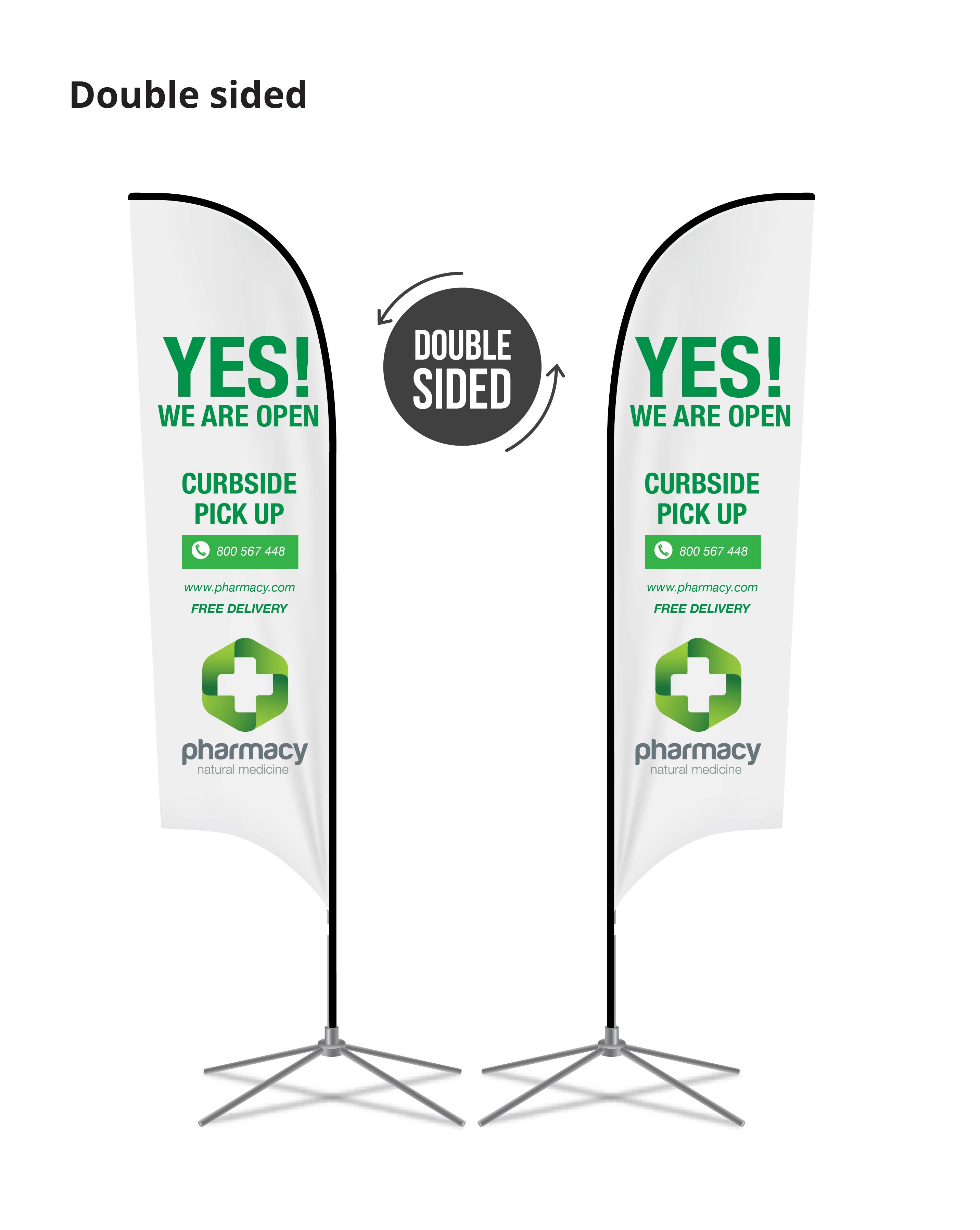 Feather Flag Banner Double Sided Kit (17ft) 10