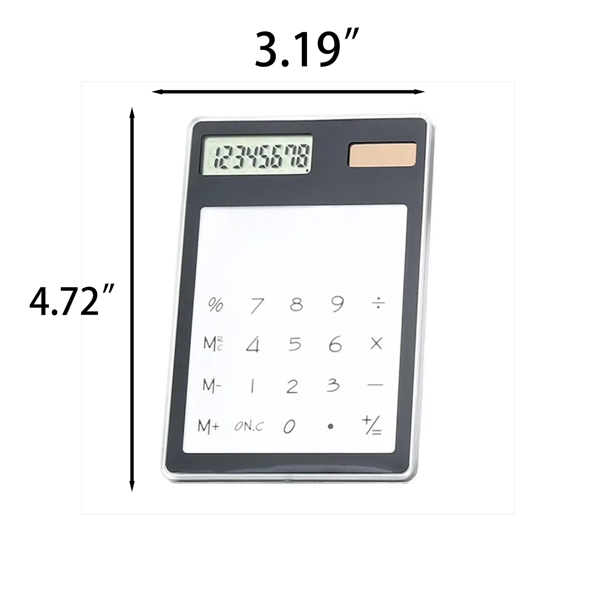 Transparent Solar Desk Calculator 19