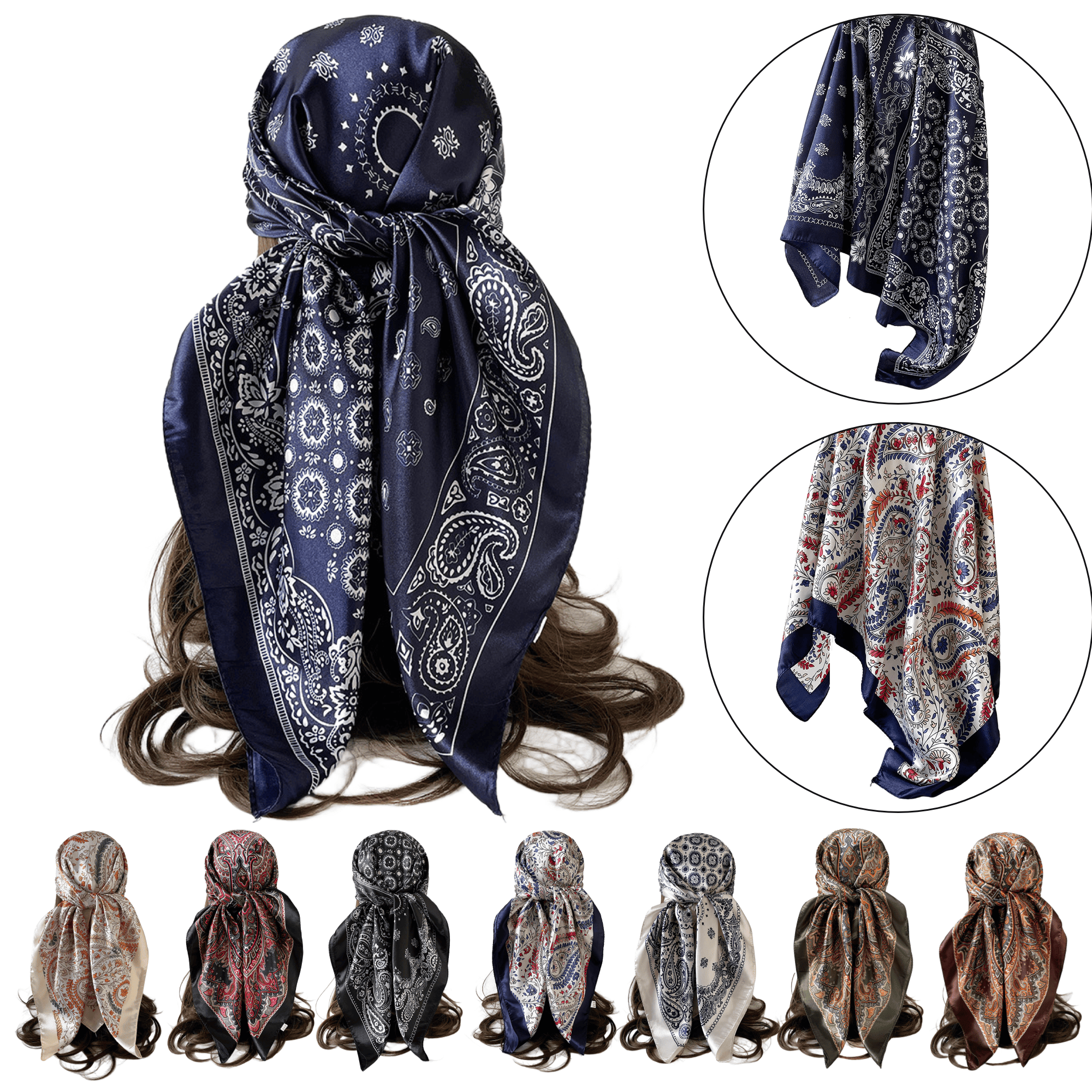 35 Inch Polyester Digital Print Bandana 10