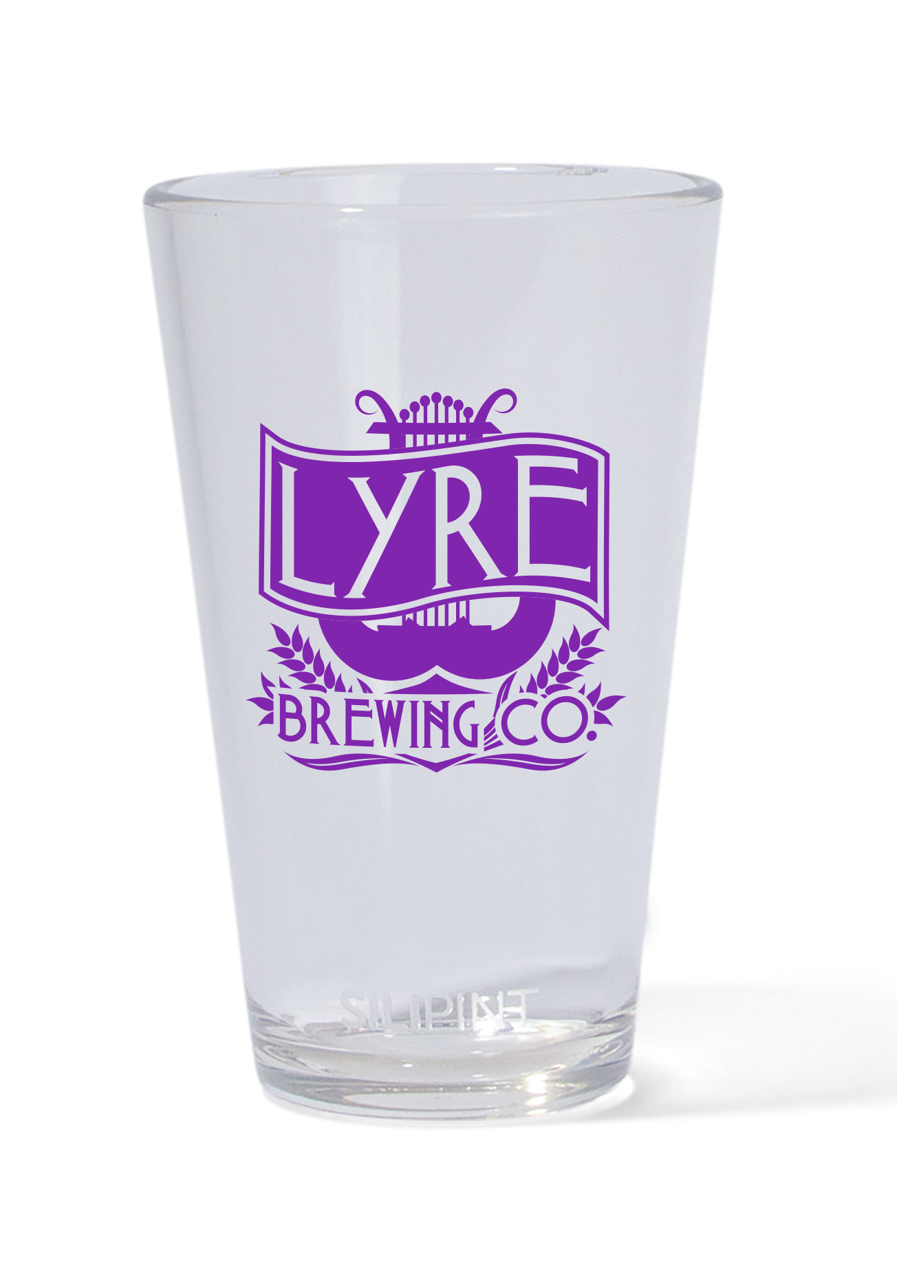 Silipint Clear Pint Glass - 16 oz.