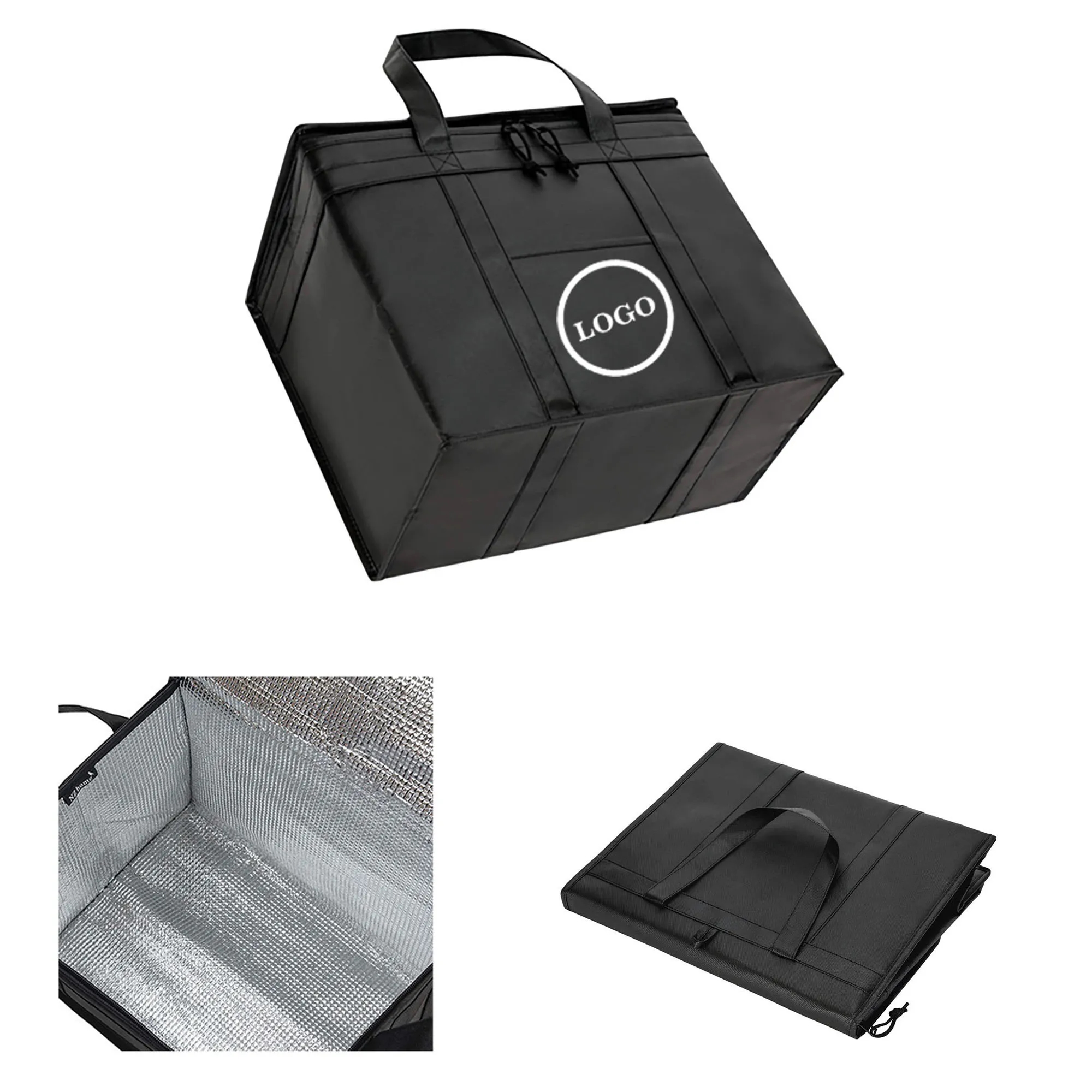Oversized Insulated Lunch Bag MOQ 5 PCS 6