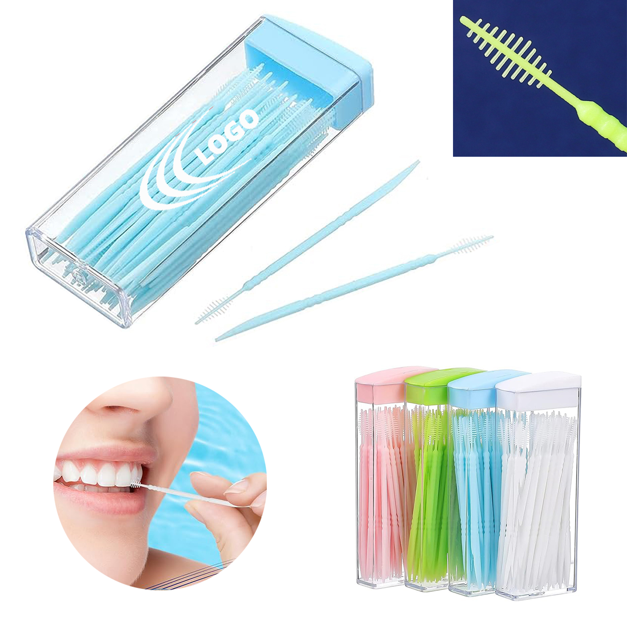 Interdental Toothpick Brush Teeth Stick Dental Oral Care 9