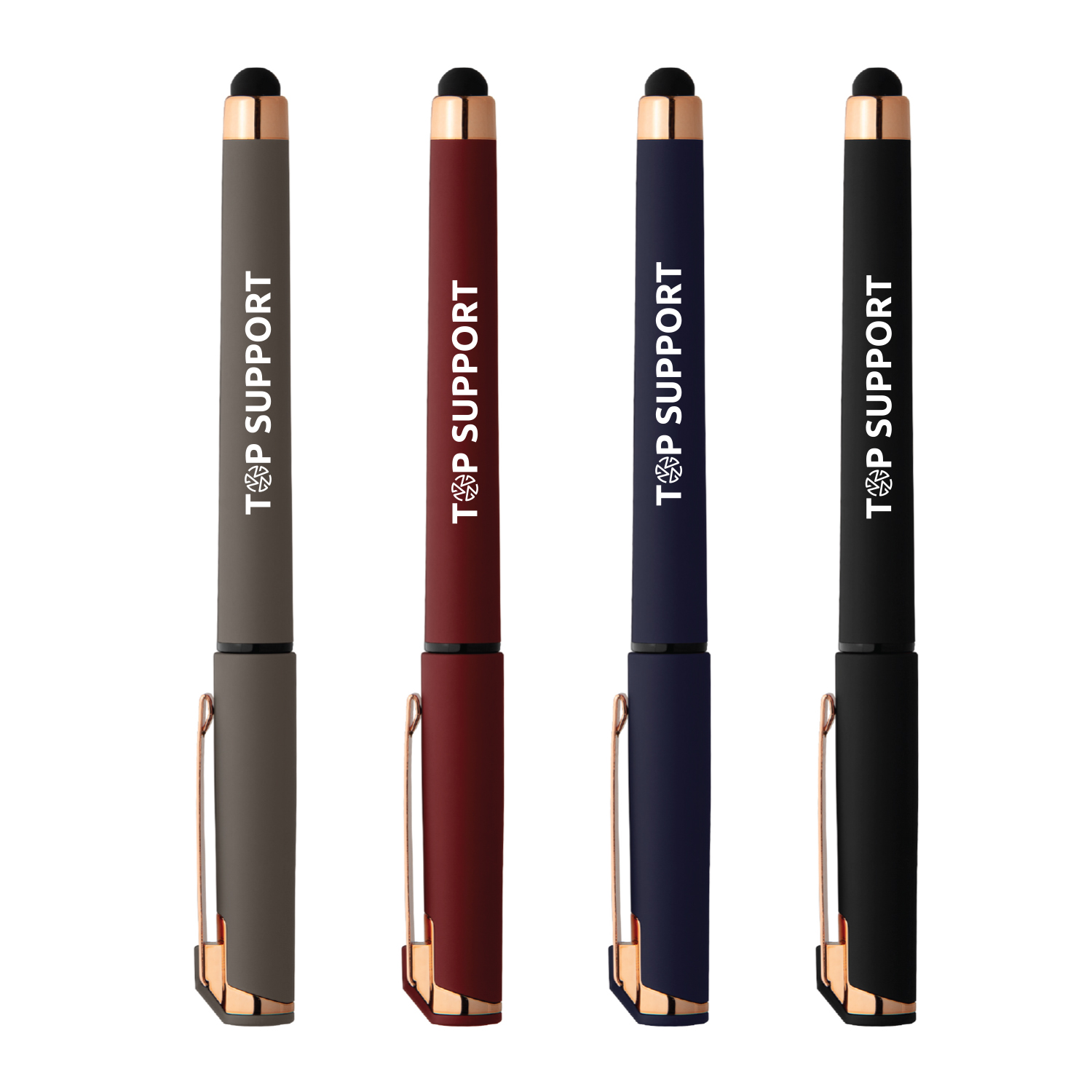 Chief Rose Gold Plastic Pen (1 Color Imprint)