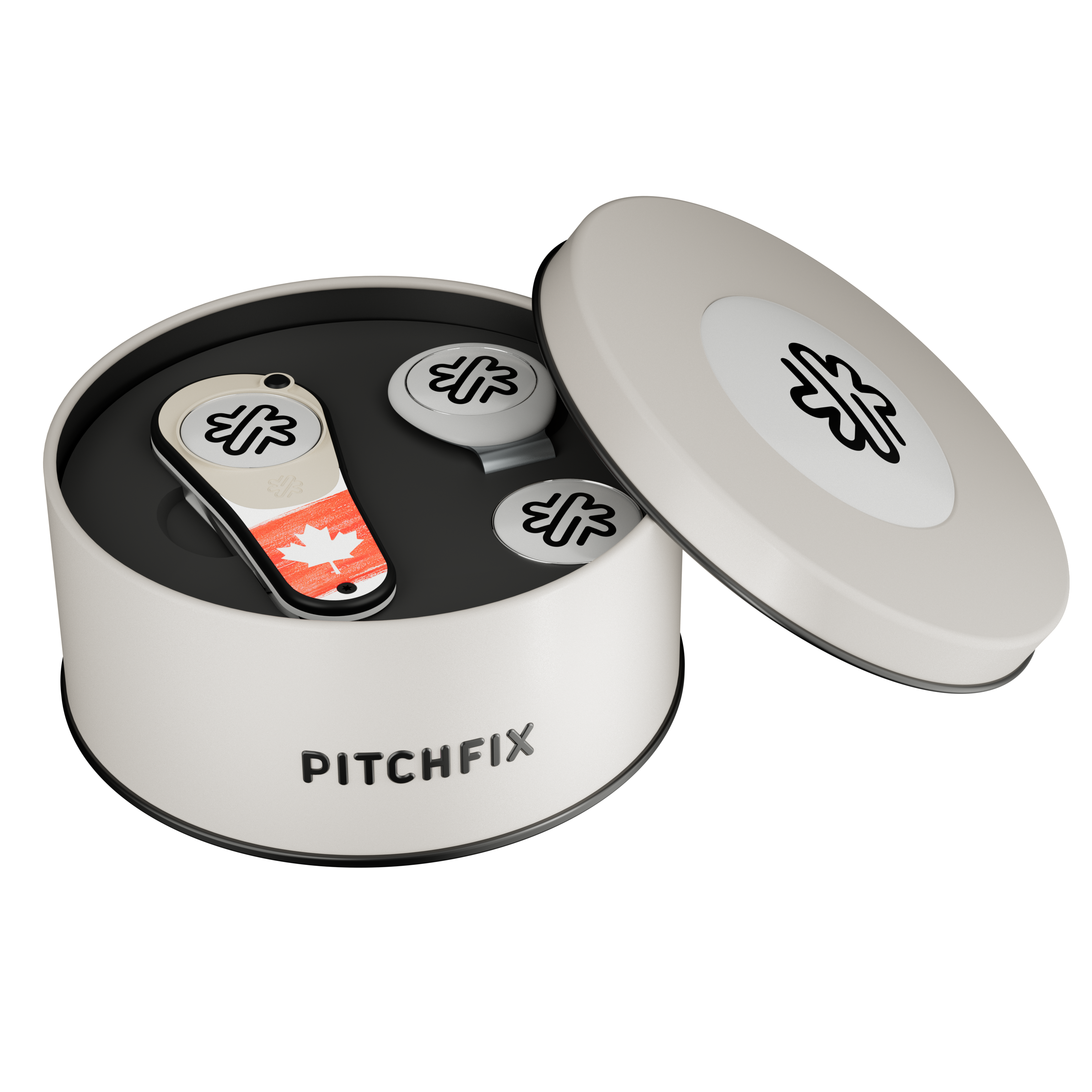 Pitchfix Ultima Golf Divot Tool in Round Tin 15