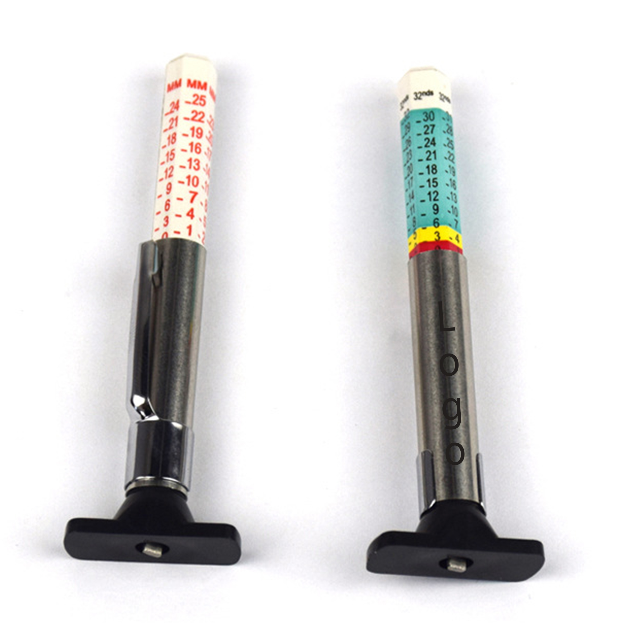 Two-Sided Smart Color Coded Tire Tread Depth Gauge 8