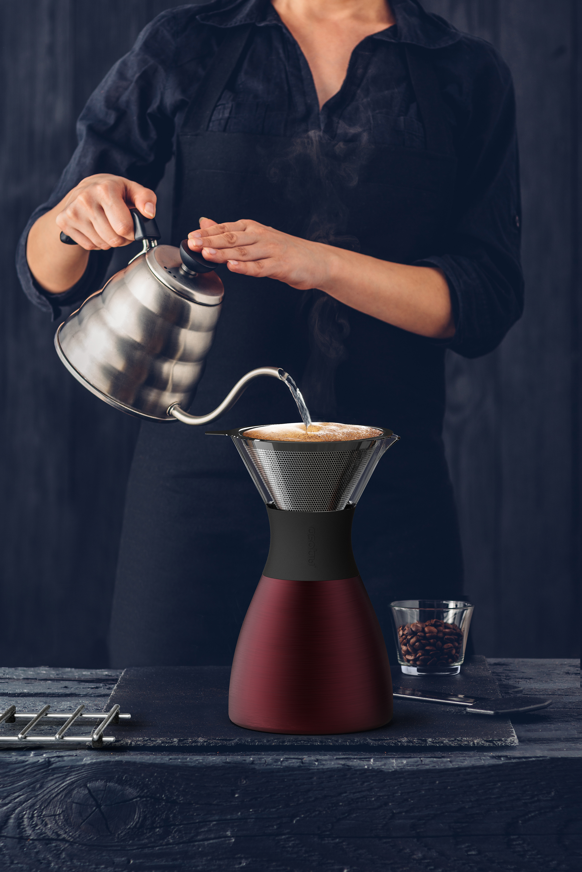 Asobu 40 Oz. Pourover Insulated Coffee Maker 36
