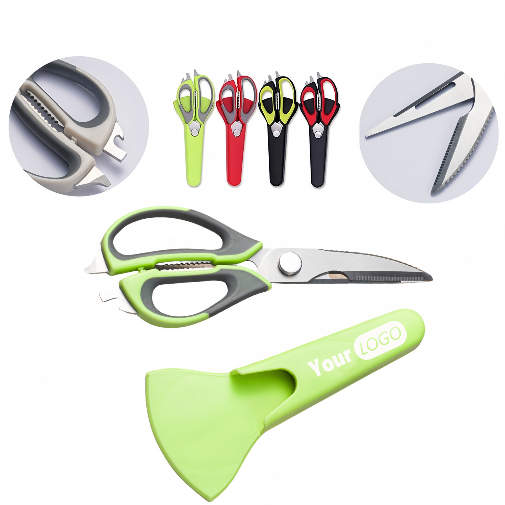 Magnetic Holder for a Set of Razor-Sharp Kitchen Scissors 4