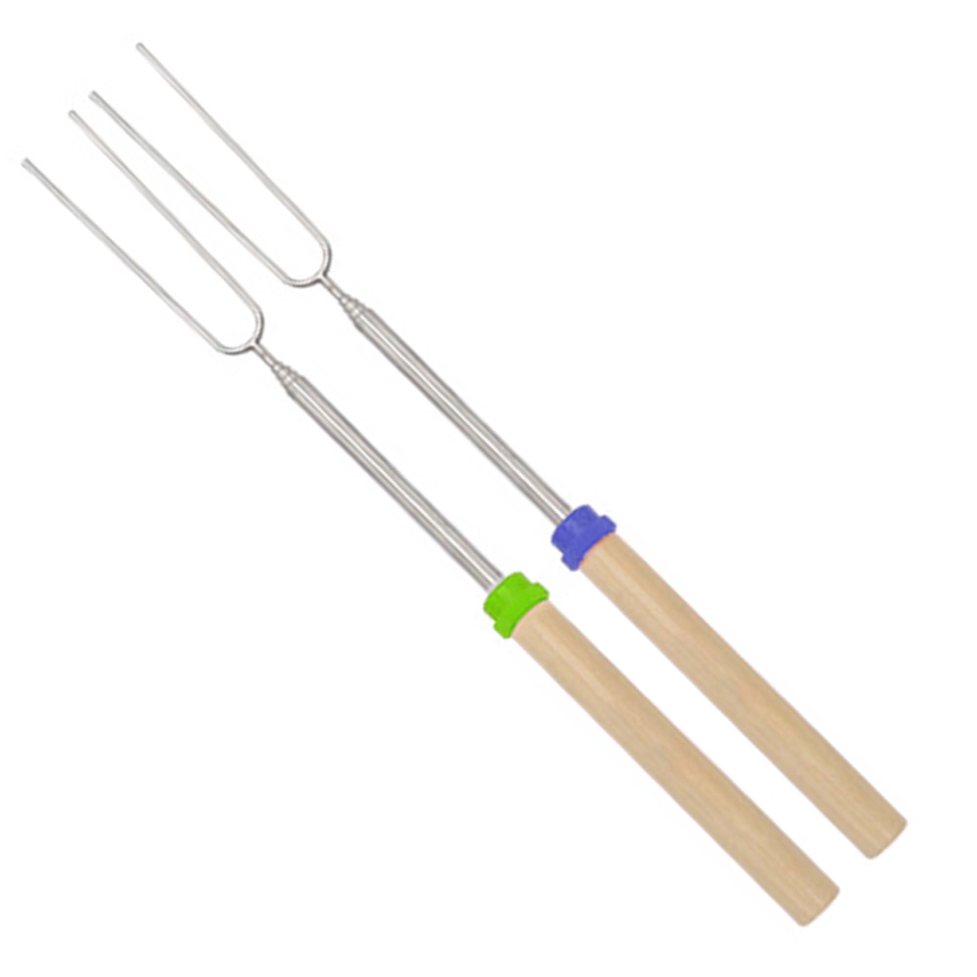 Outdoor Barbecue Retractable Stick Fork 15