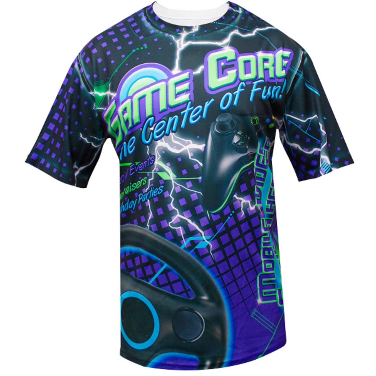 Cut & Sew Short Sleeve Sublimated T-shirt