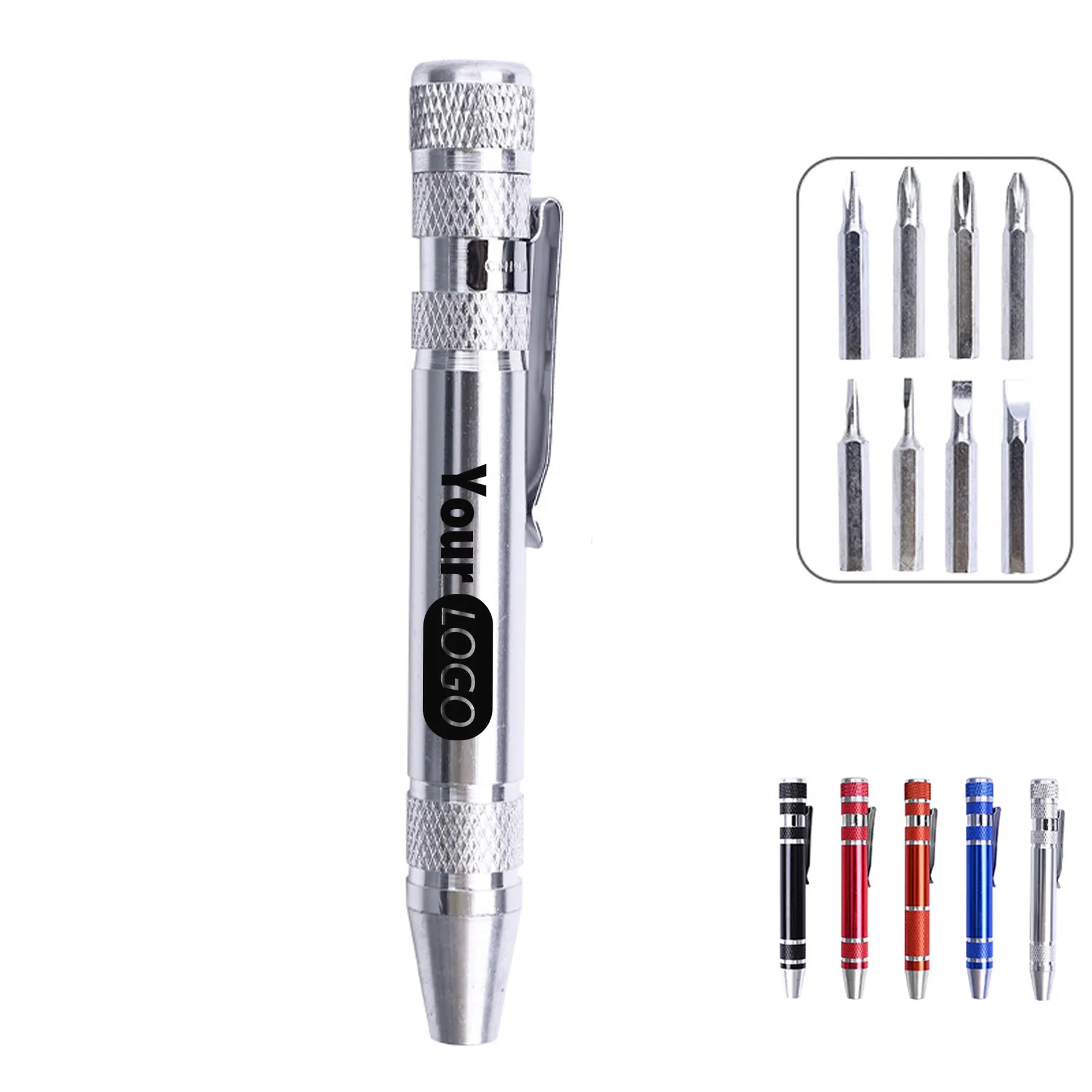 8 In 1 Aluminum Multi Tool Kit