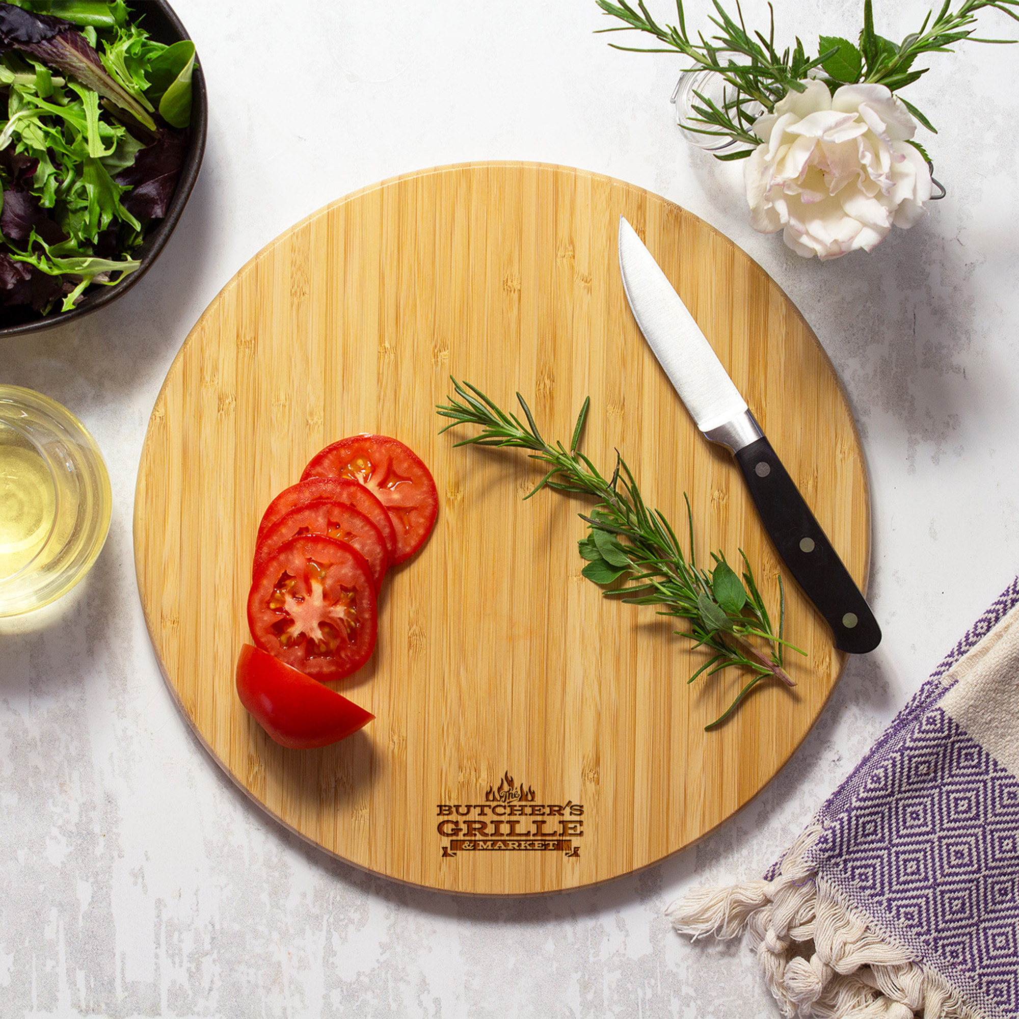 12" Round Cutting Board 13